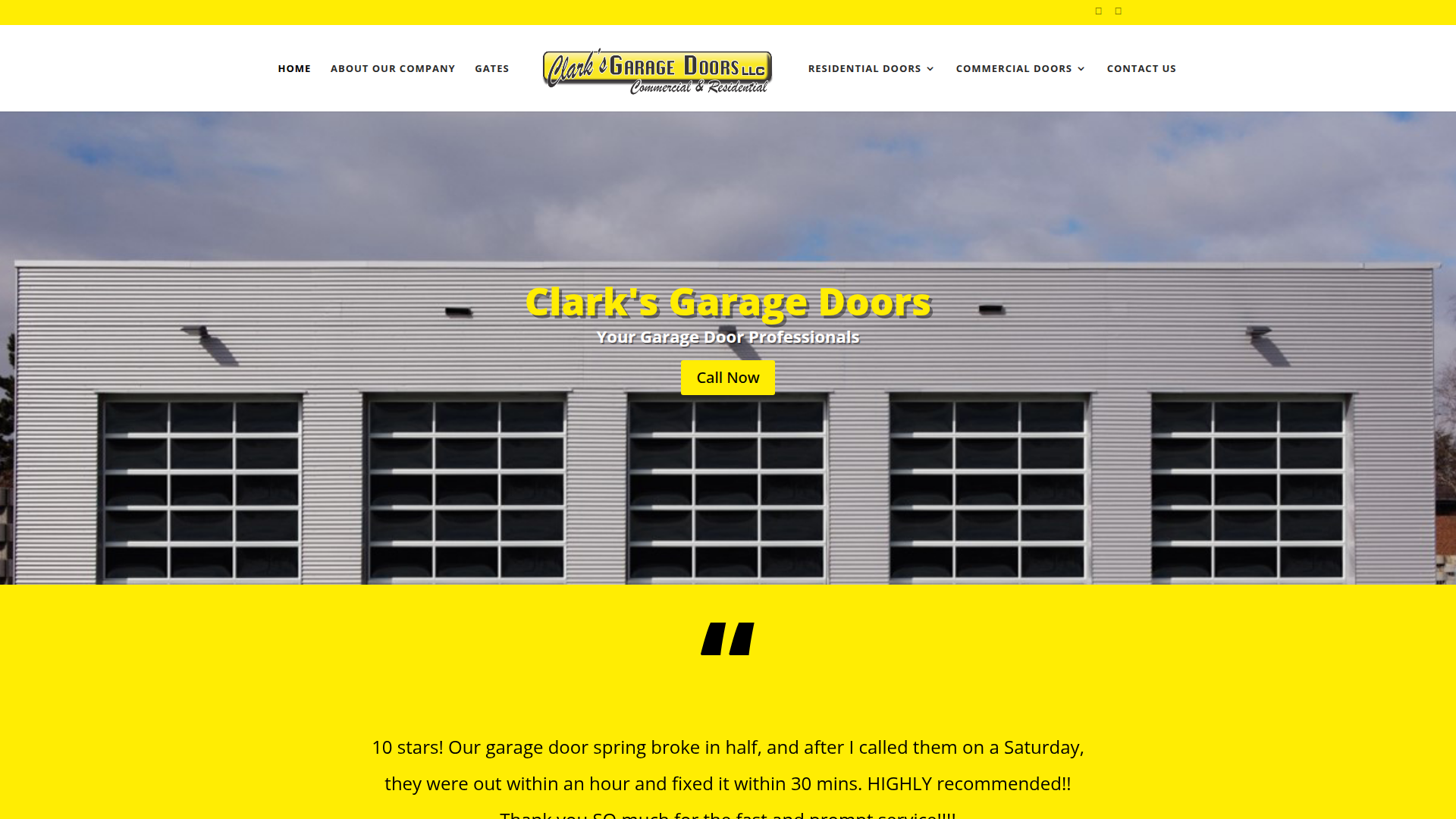 Clark's Garage Doors LLC