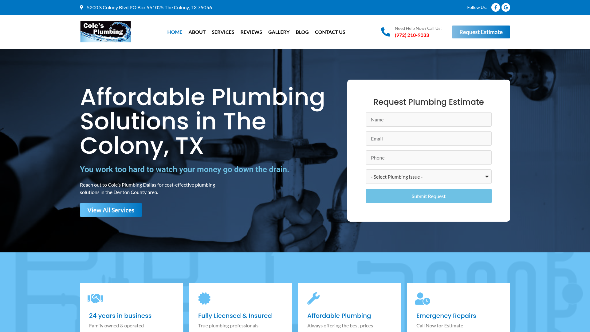 Cole's Plumbing