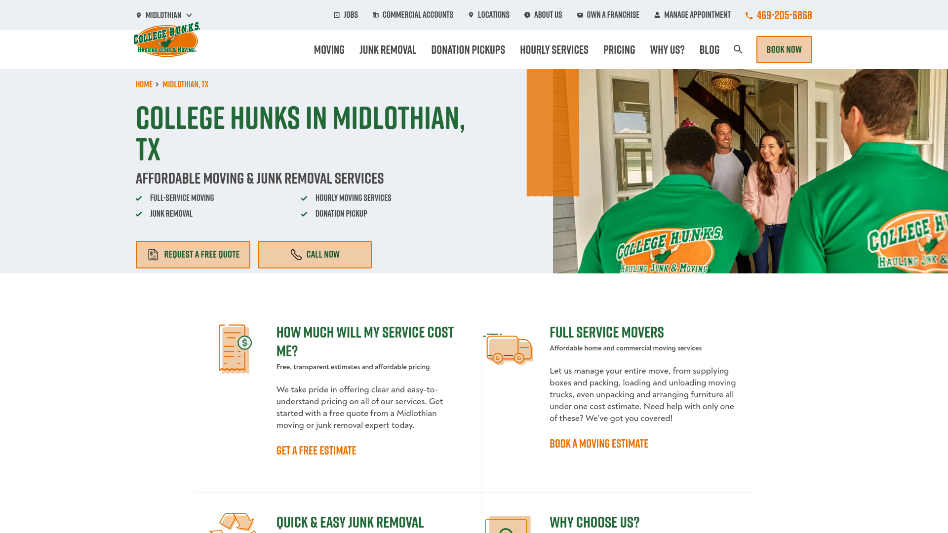 College Hunks Hauling Junk and Moving