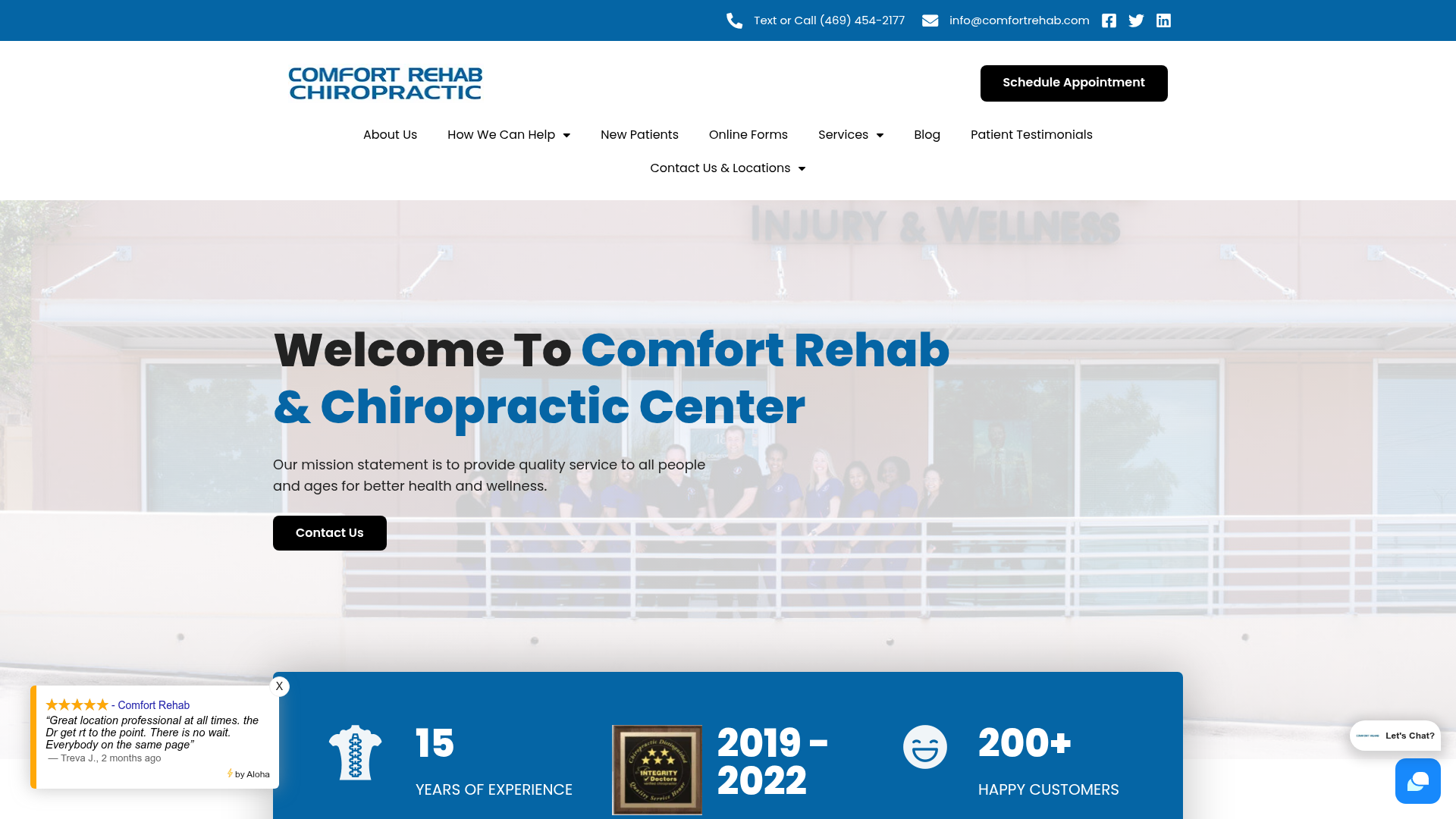 Comfort Rehab & Chiropractic Center