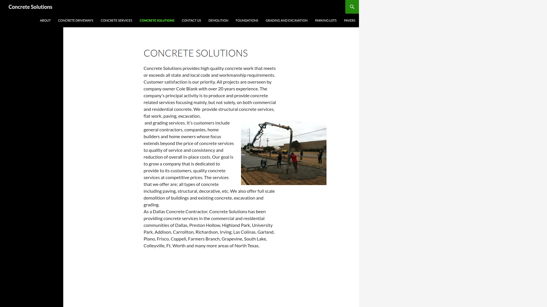 Concrete Solutions