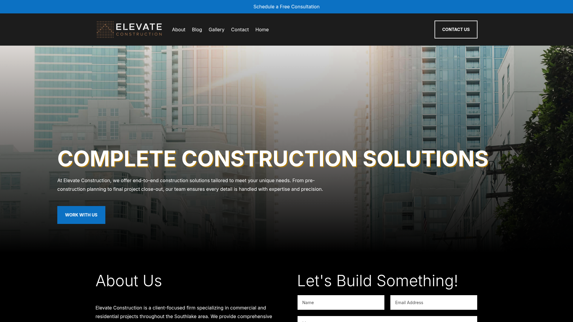 Construction By Elevate