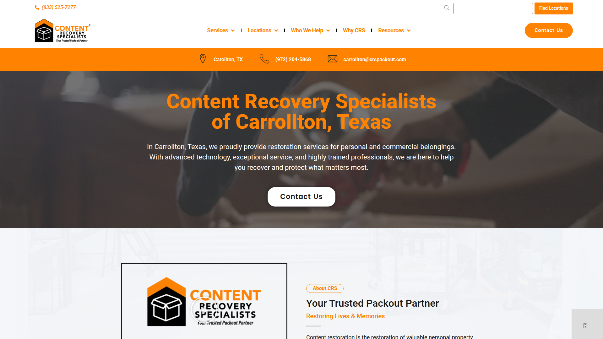 Content Recovery Specialists of Carrollton, TX