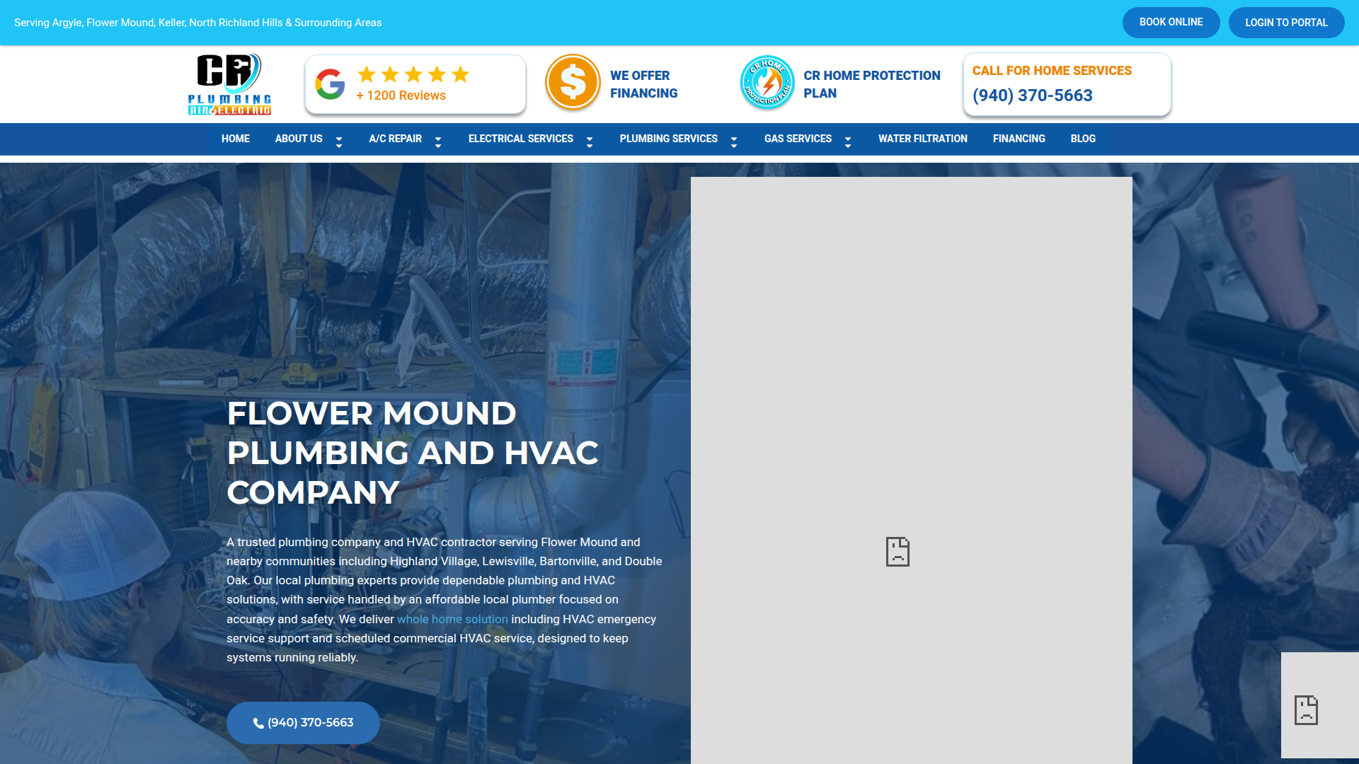 CR Plumbing, Air & Electric