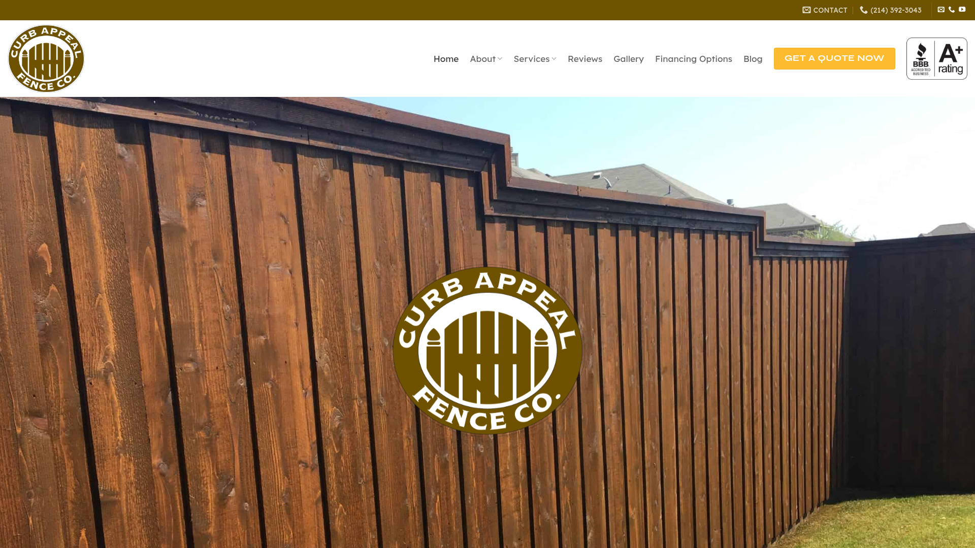 Curb Appeal Fence Company Dallas