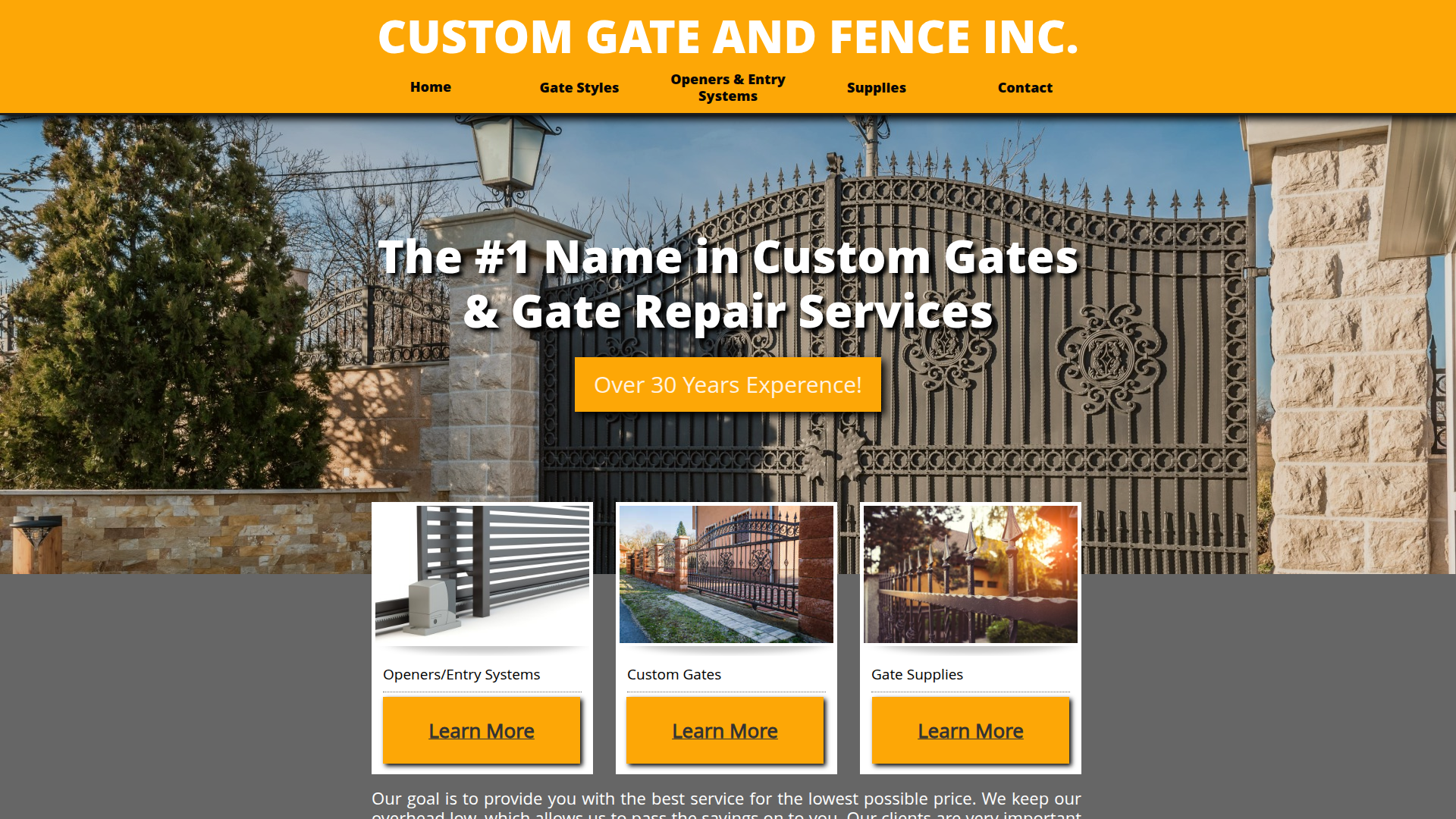 Custom Gate and Fence Inc.