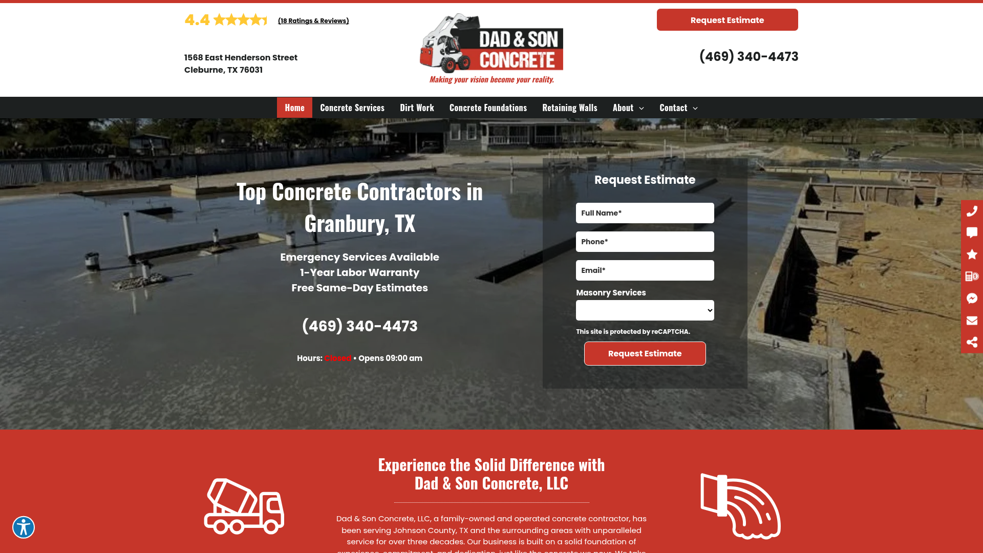 Dad & Son Concrete, LLC