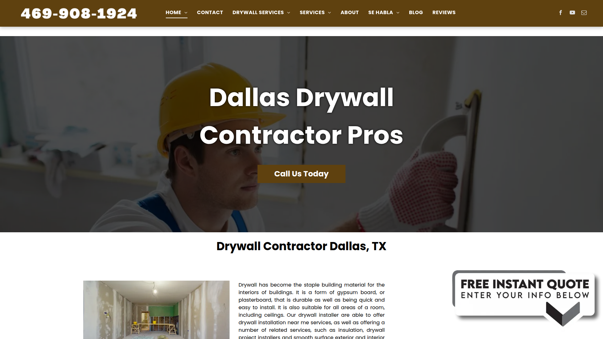 Dallas Drywall Contractor Pros