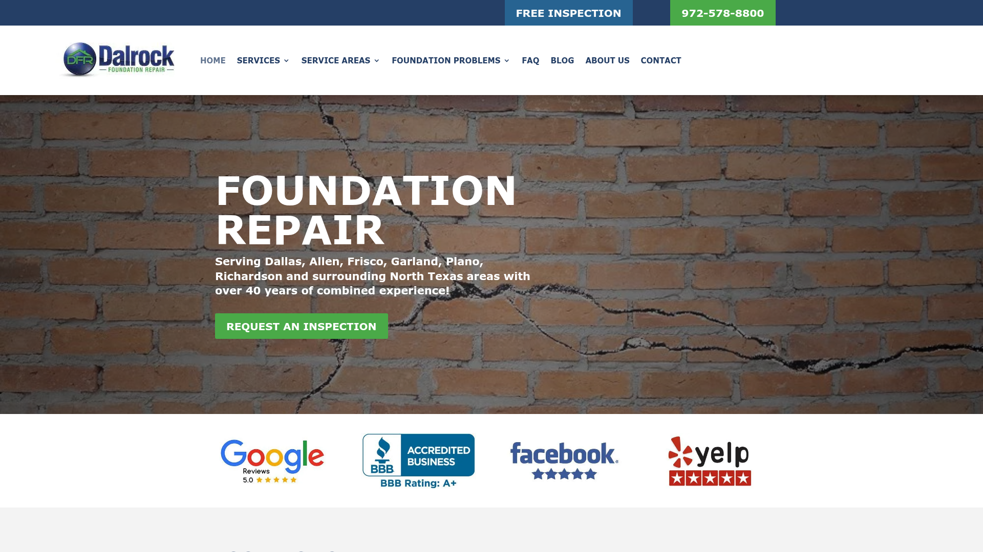 Dalrock Foundation Repair