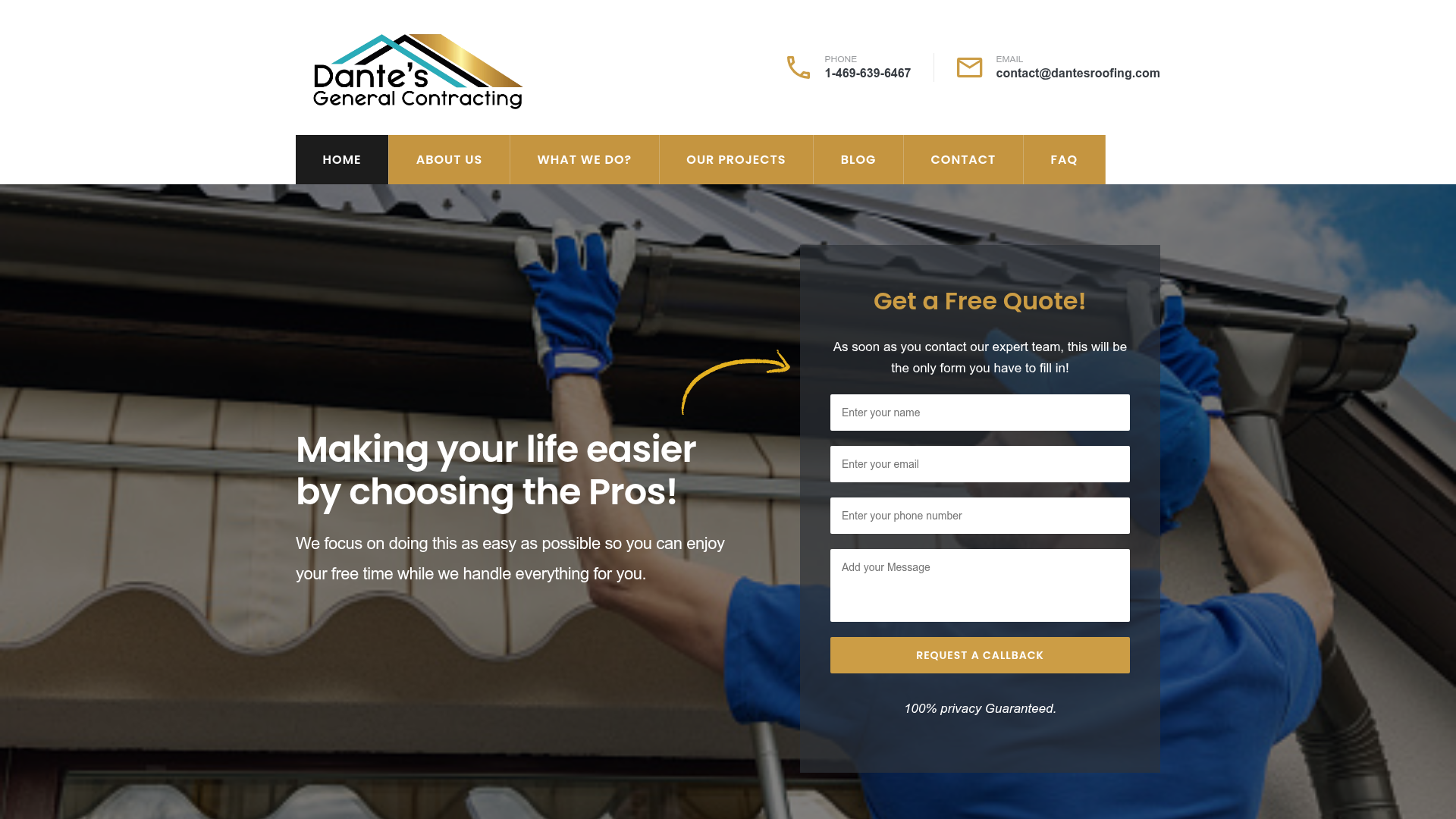Dante's General Contracting