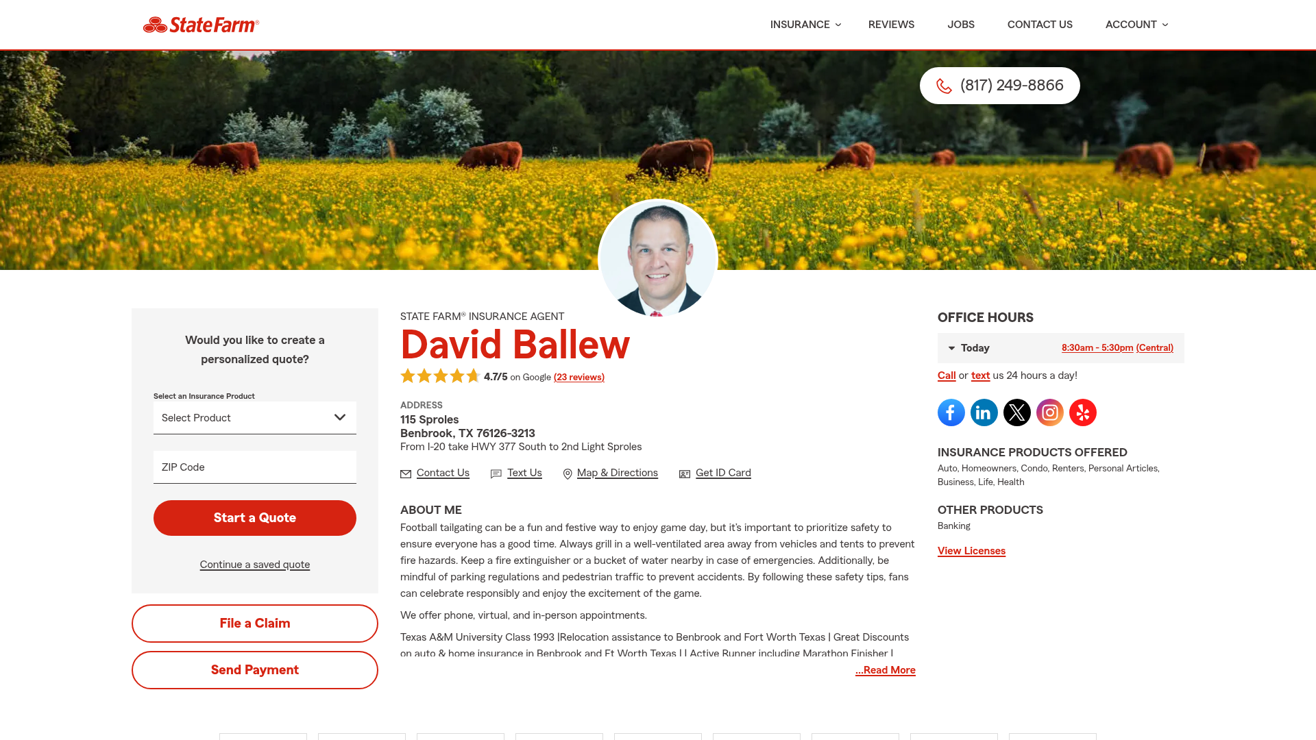David Ballew - State Farm Insurance Agent