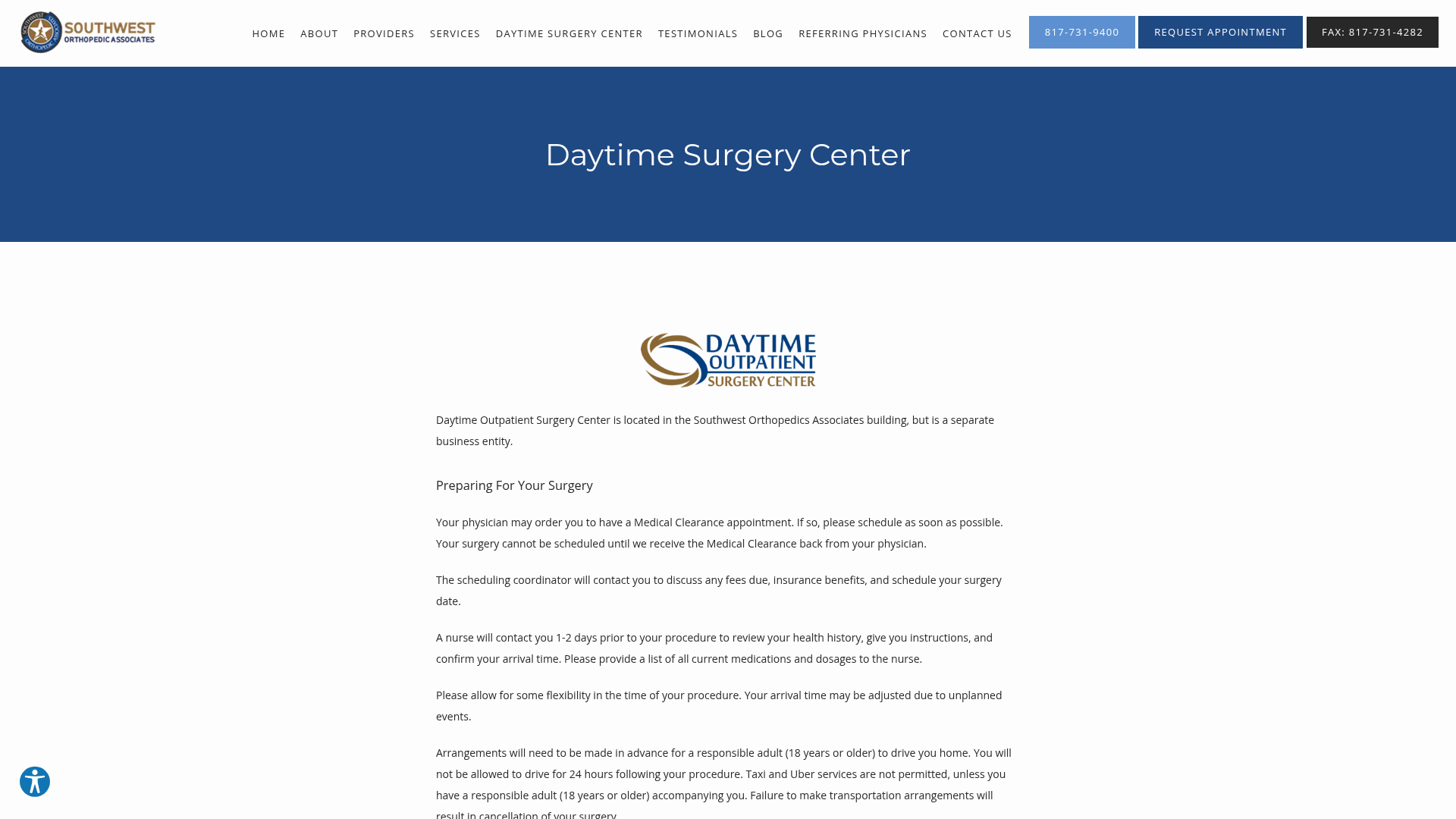 Daytime Outpatient Surgery Center