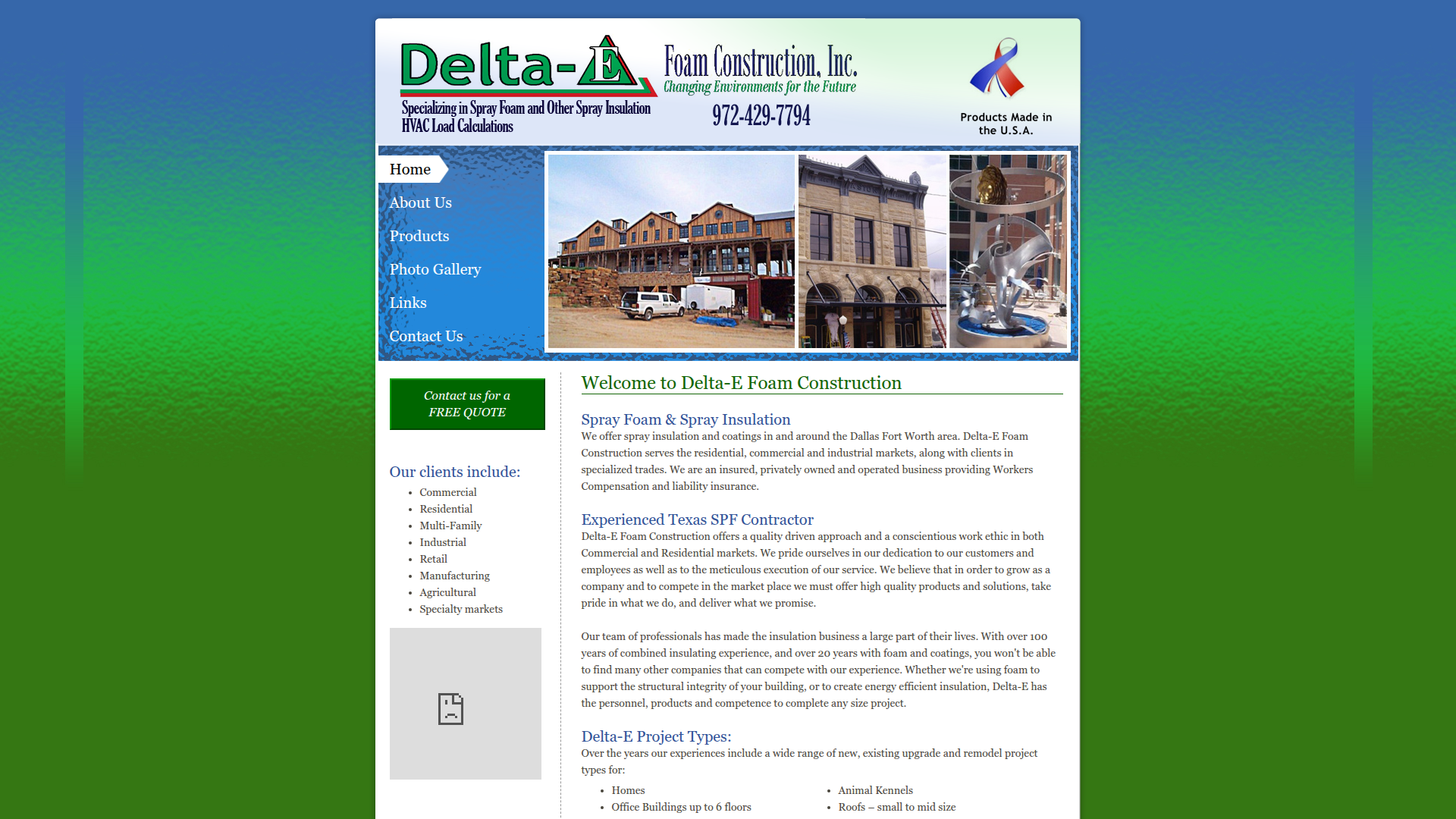 Delta-E Foam Construction Inc.