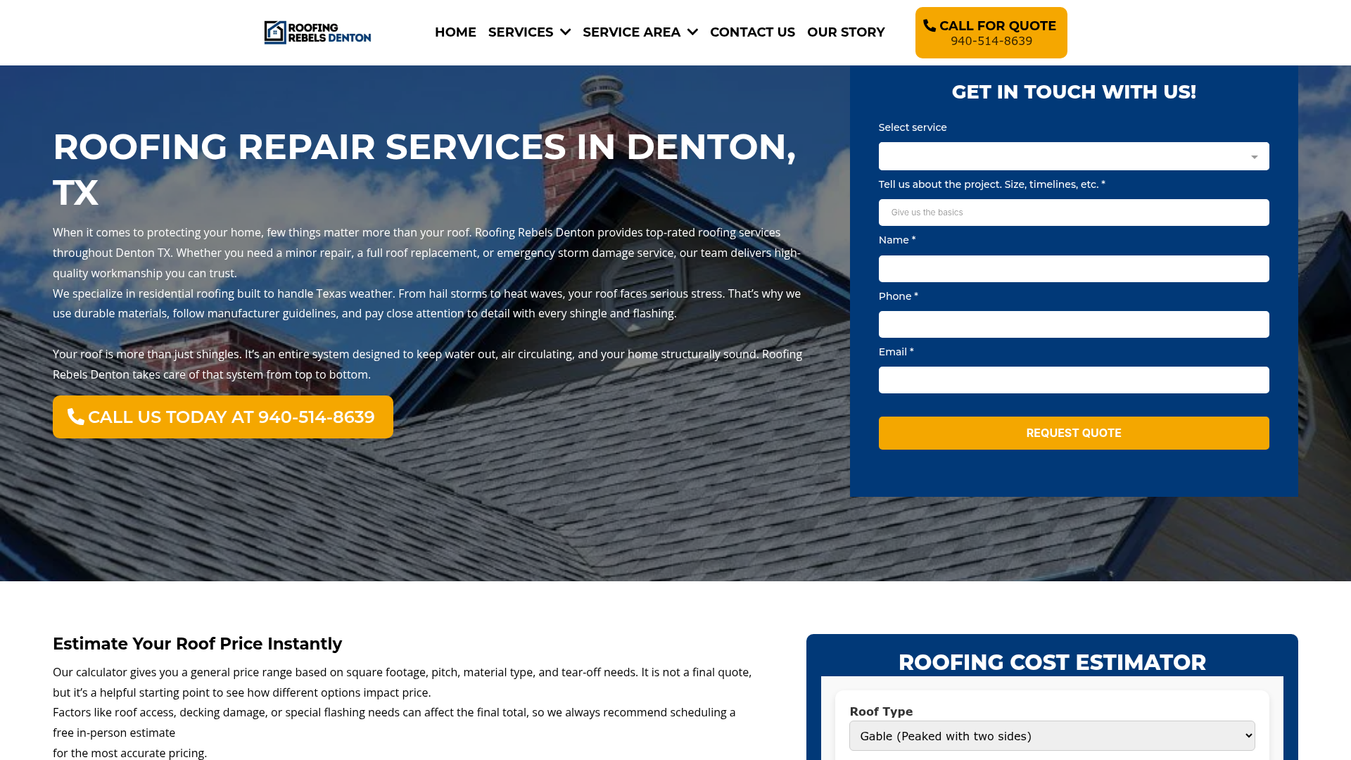 Denton Roofing Experts