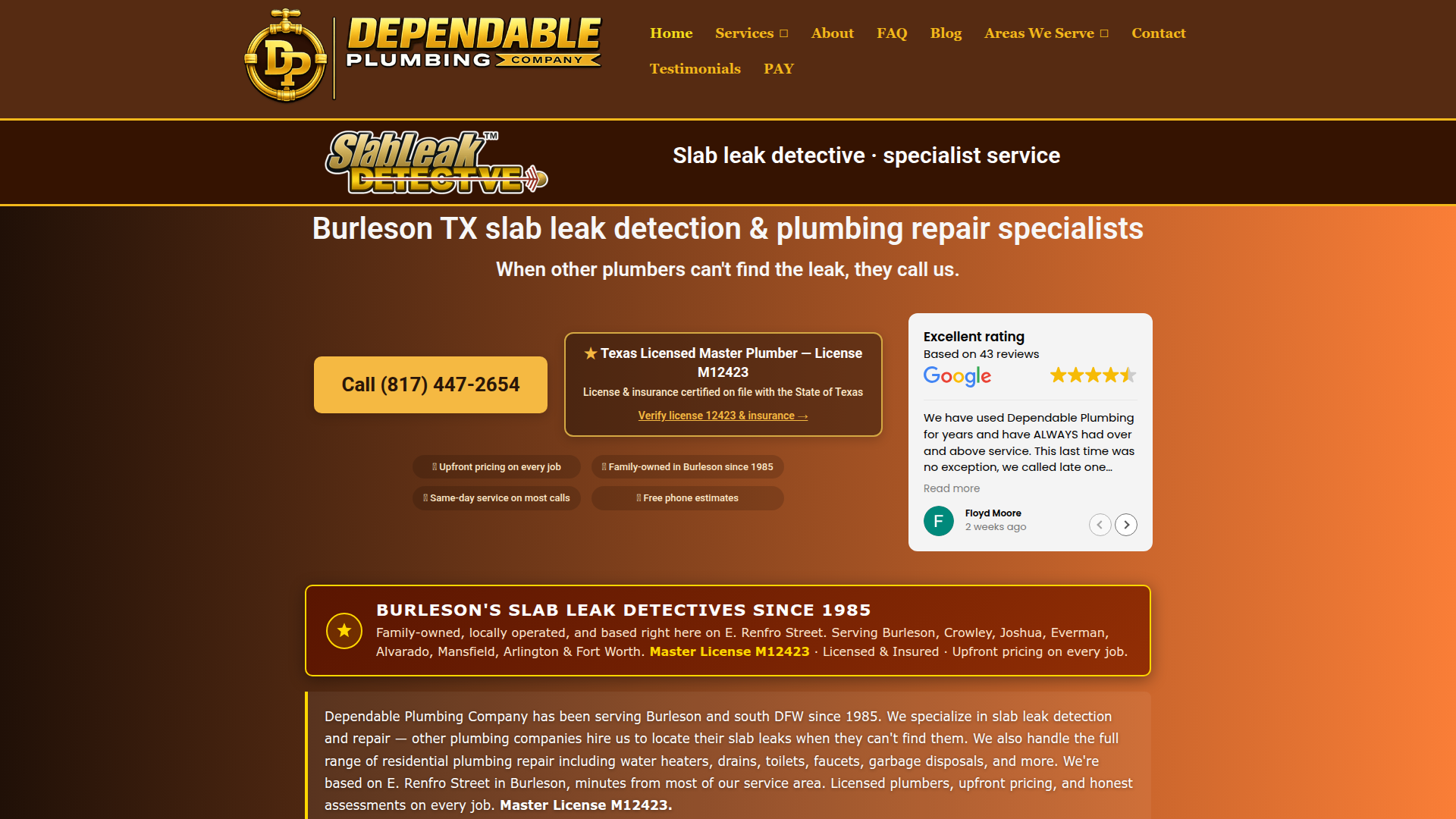 Dependable Plumbing Company