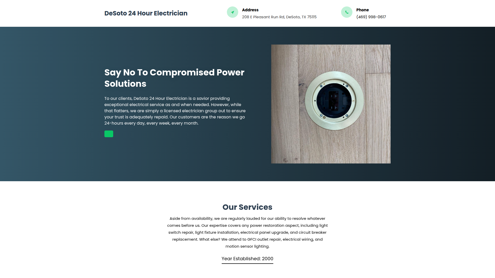 DeSoto 24 Hour Electrician