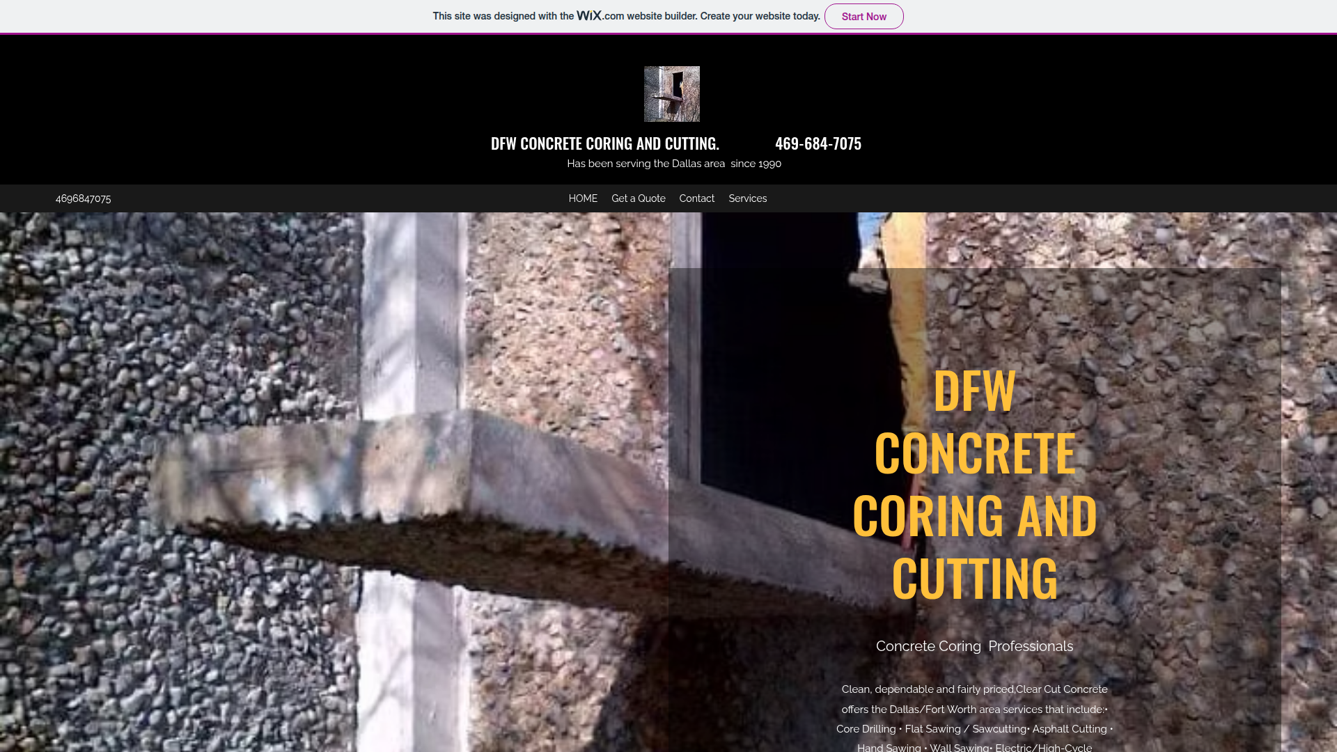 Dfw concrete coring and cutting