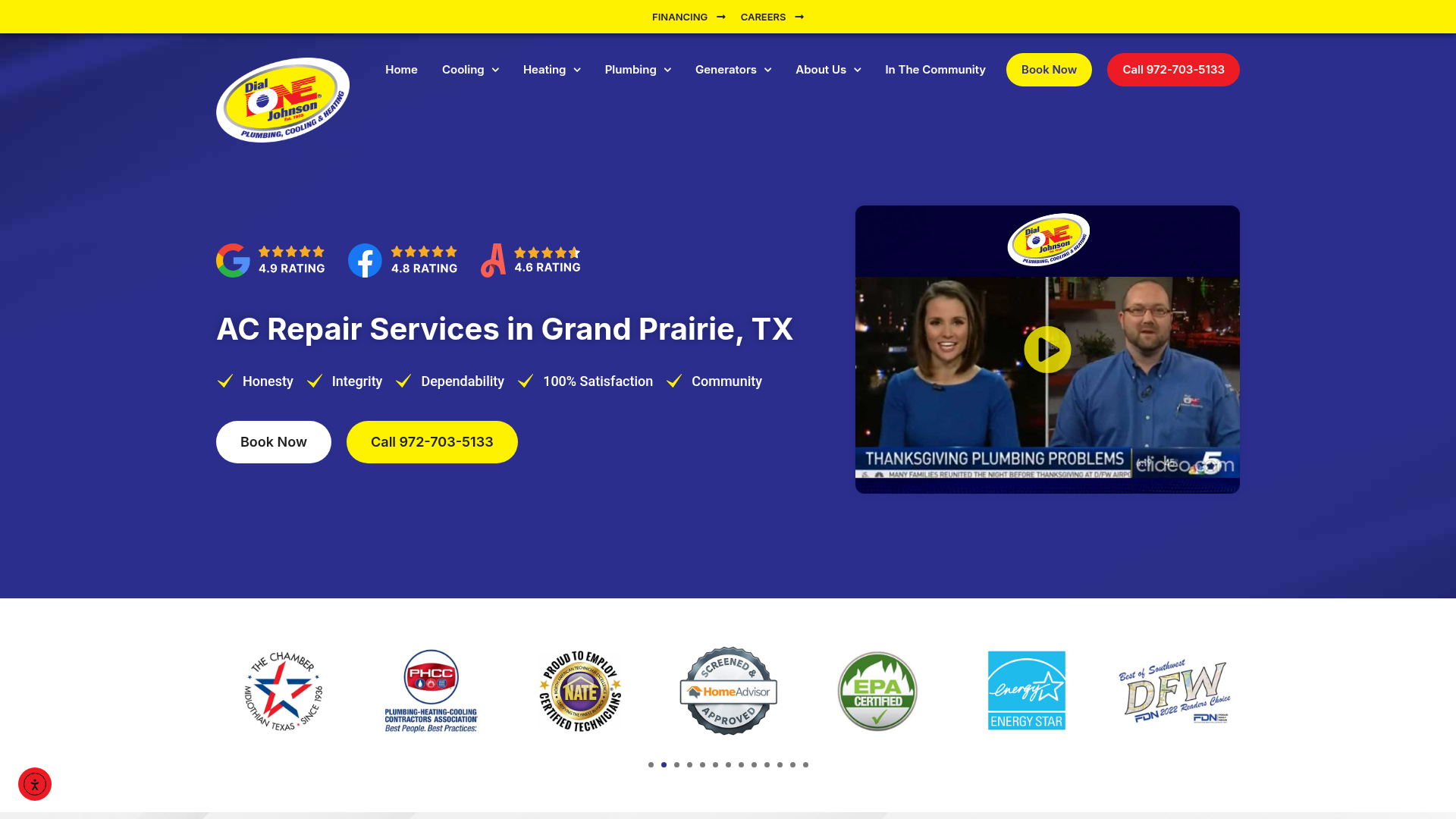 Dial One Johnson, Plumbing, Heating and AC Repair