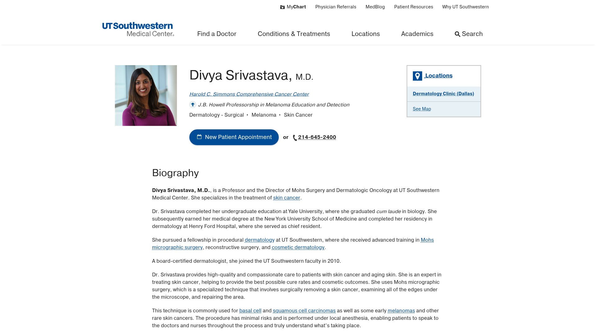 Divya Srivastava, M.D.