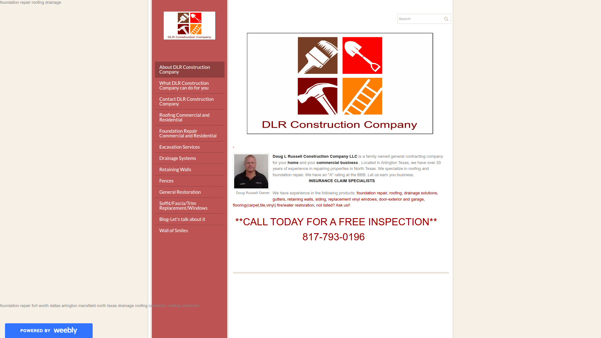 DLR FOUNDATION REPAIR & ROOFING COMPANY