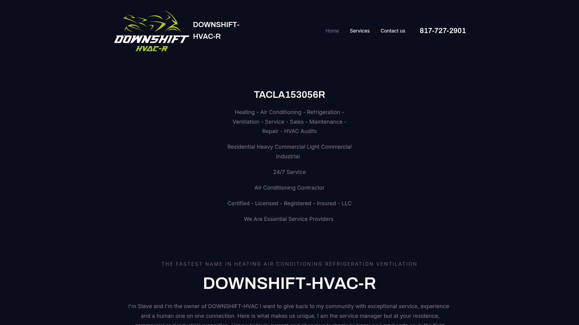 DOWNSHIFT-HVAC-R