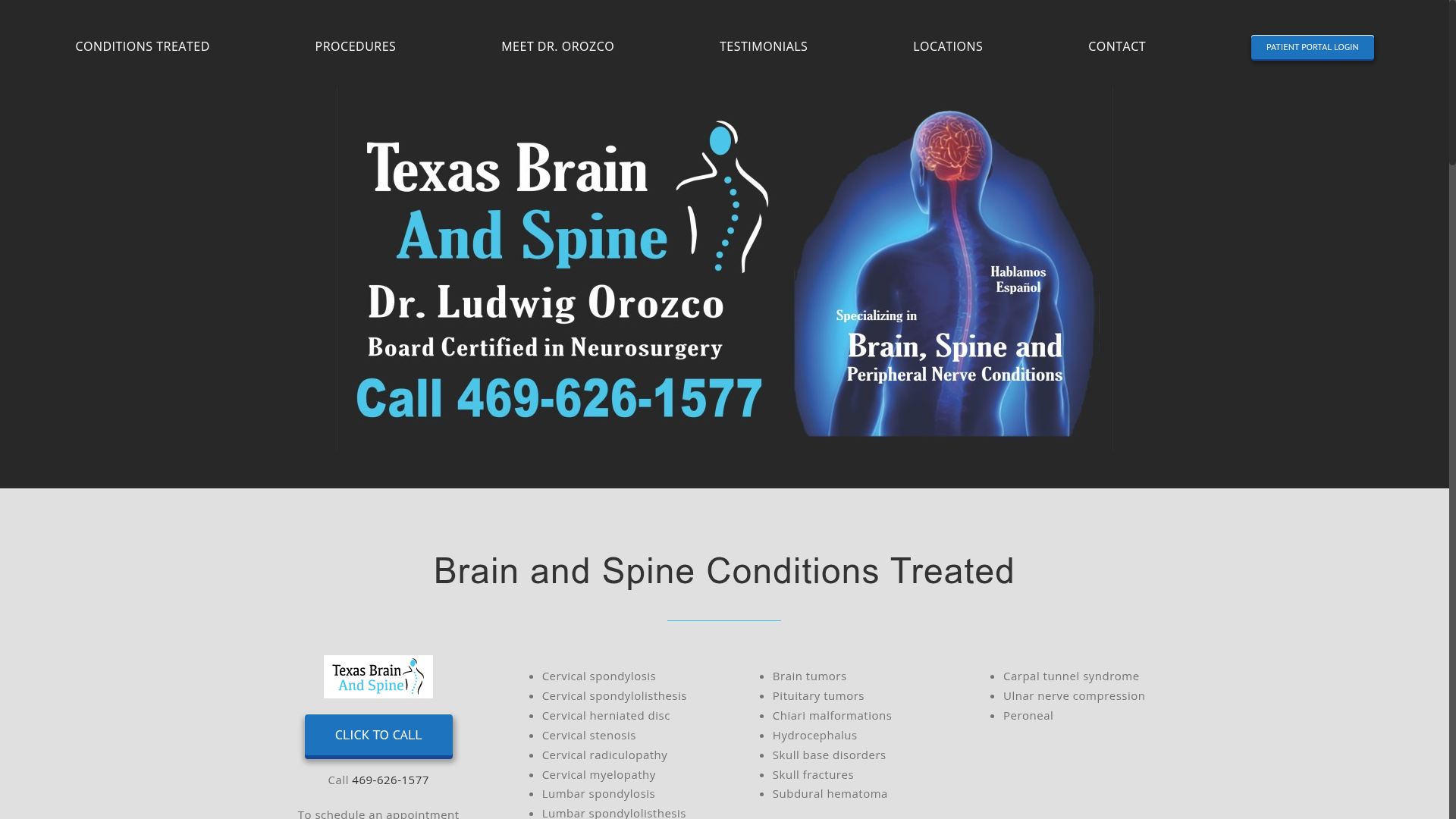 Dr ludwig orozco, neurosurgery