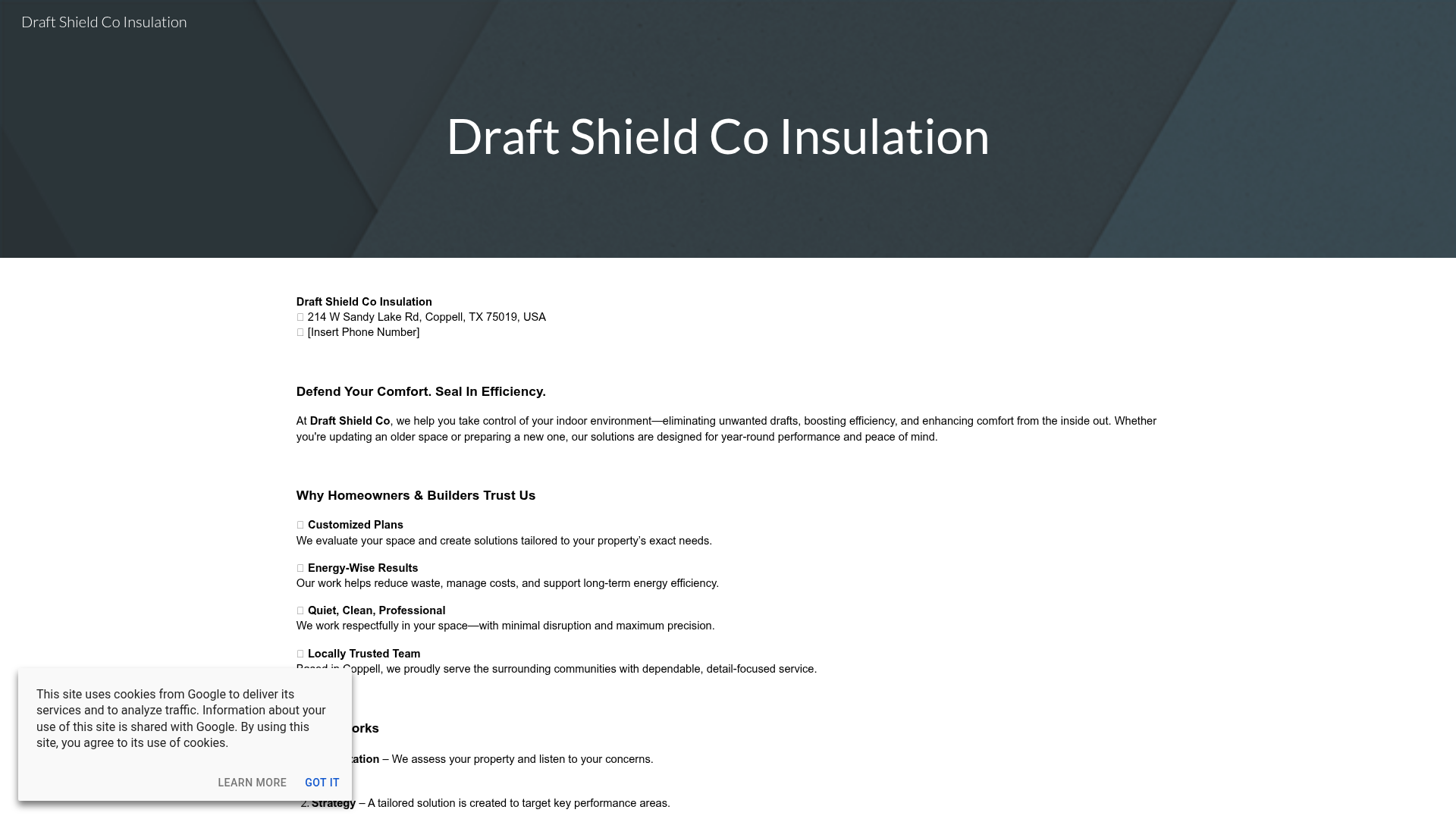 Draft Shield Co