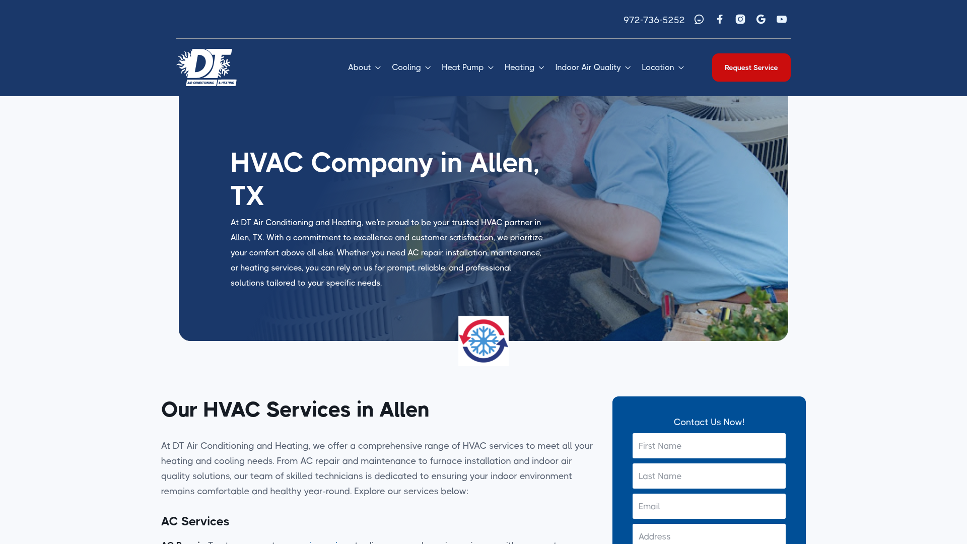 DT Air Conditioning & Heating