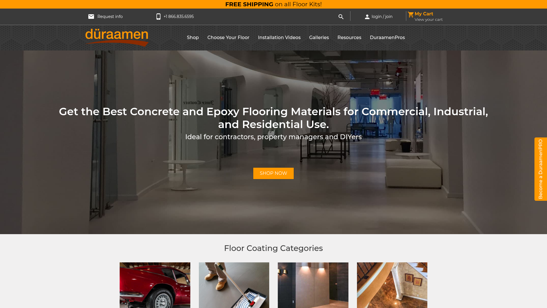 Duraamen Industrial Coatings & Polished Concrete Flooring - Dallas, Texas