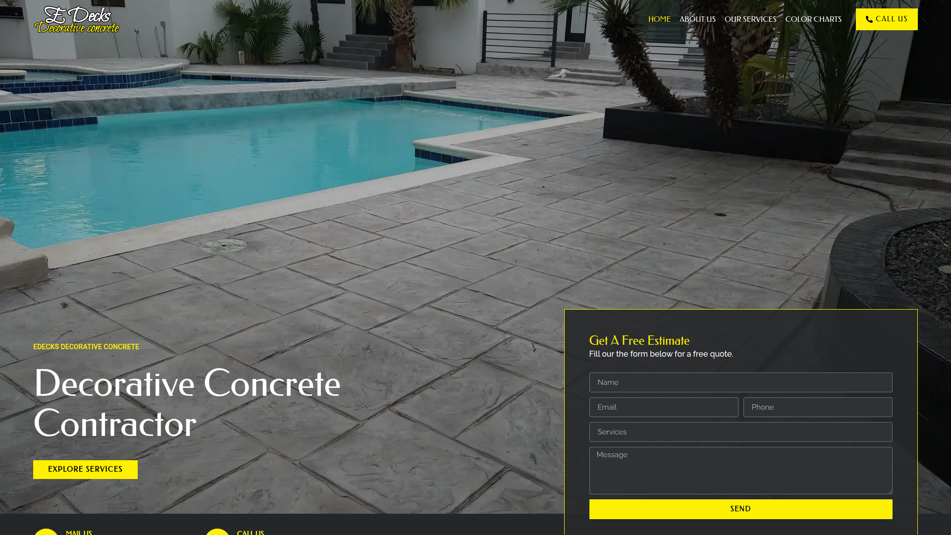 E. DECKS Decorative Concrete , LLC