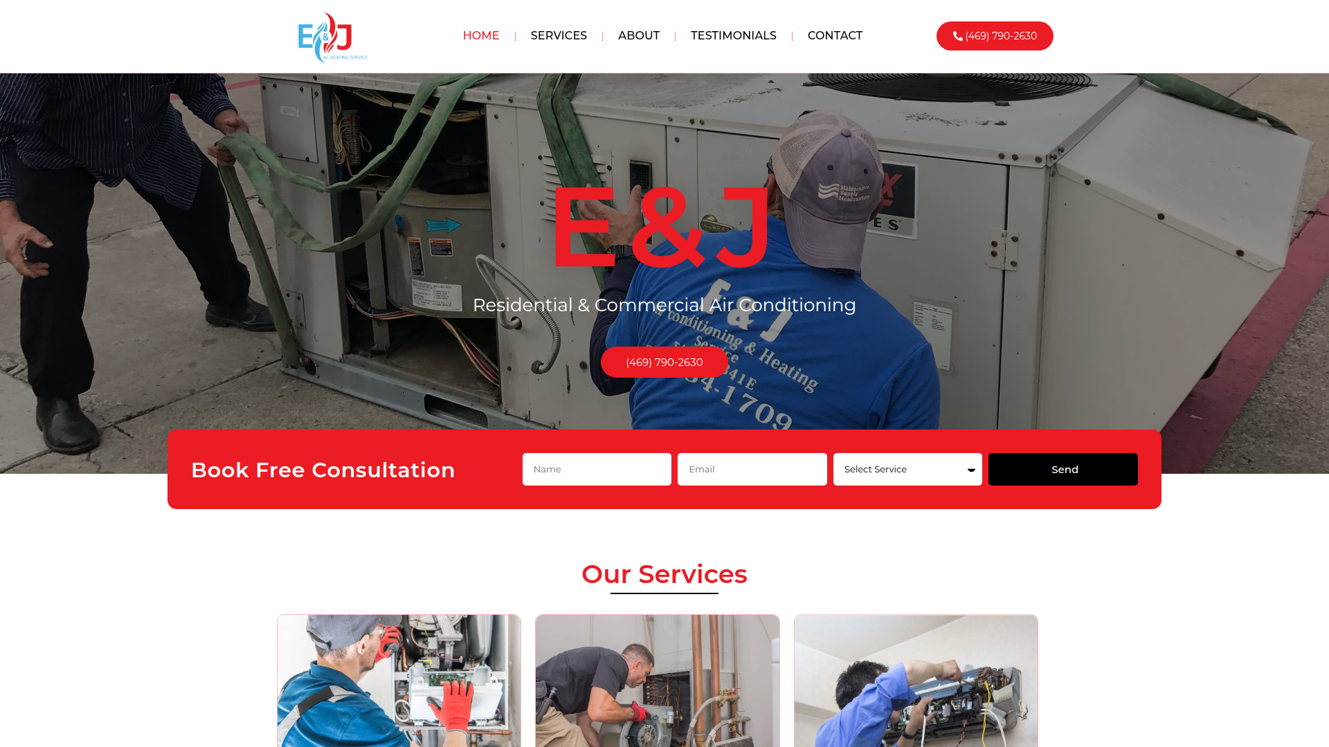 E&J A/C Heating Service LLC