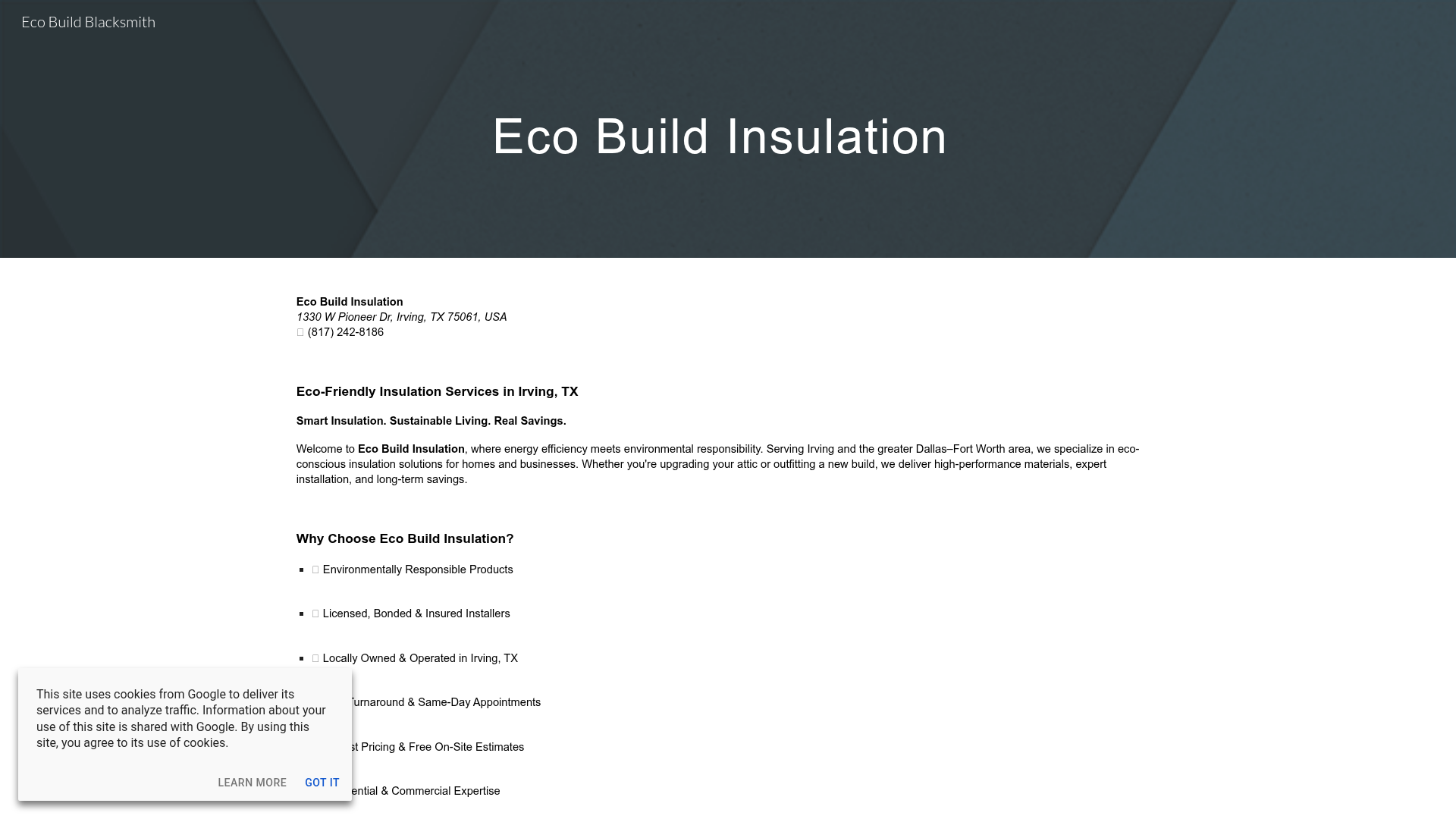 Eco Build Insulation