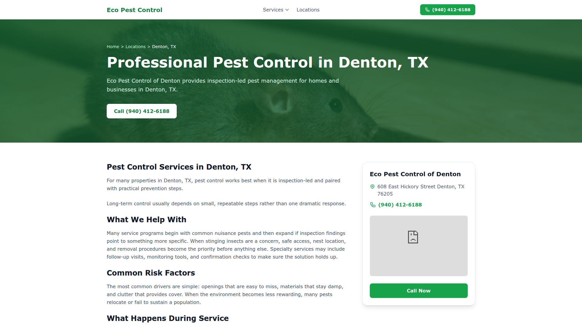 Eco Pest Control of Denton