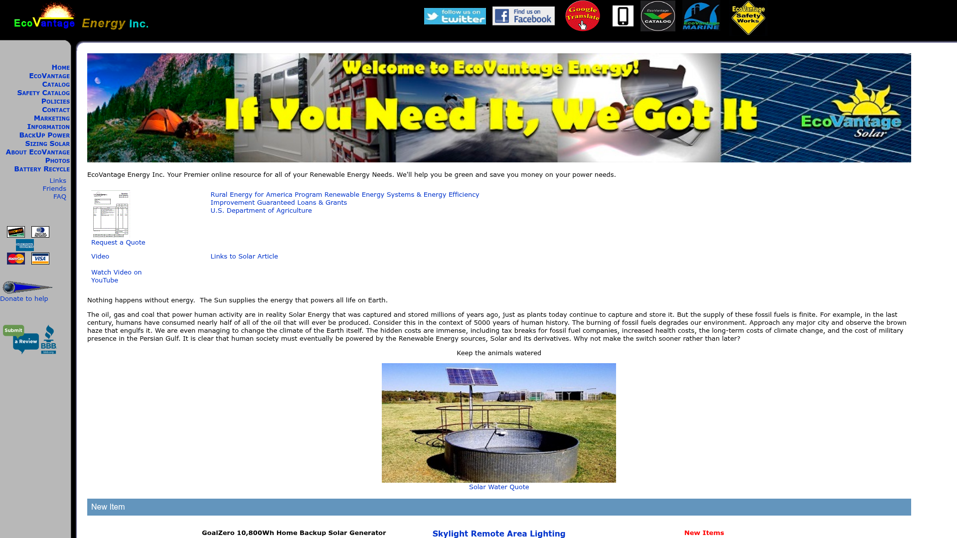 EcoVantage Energy Inc