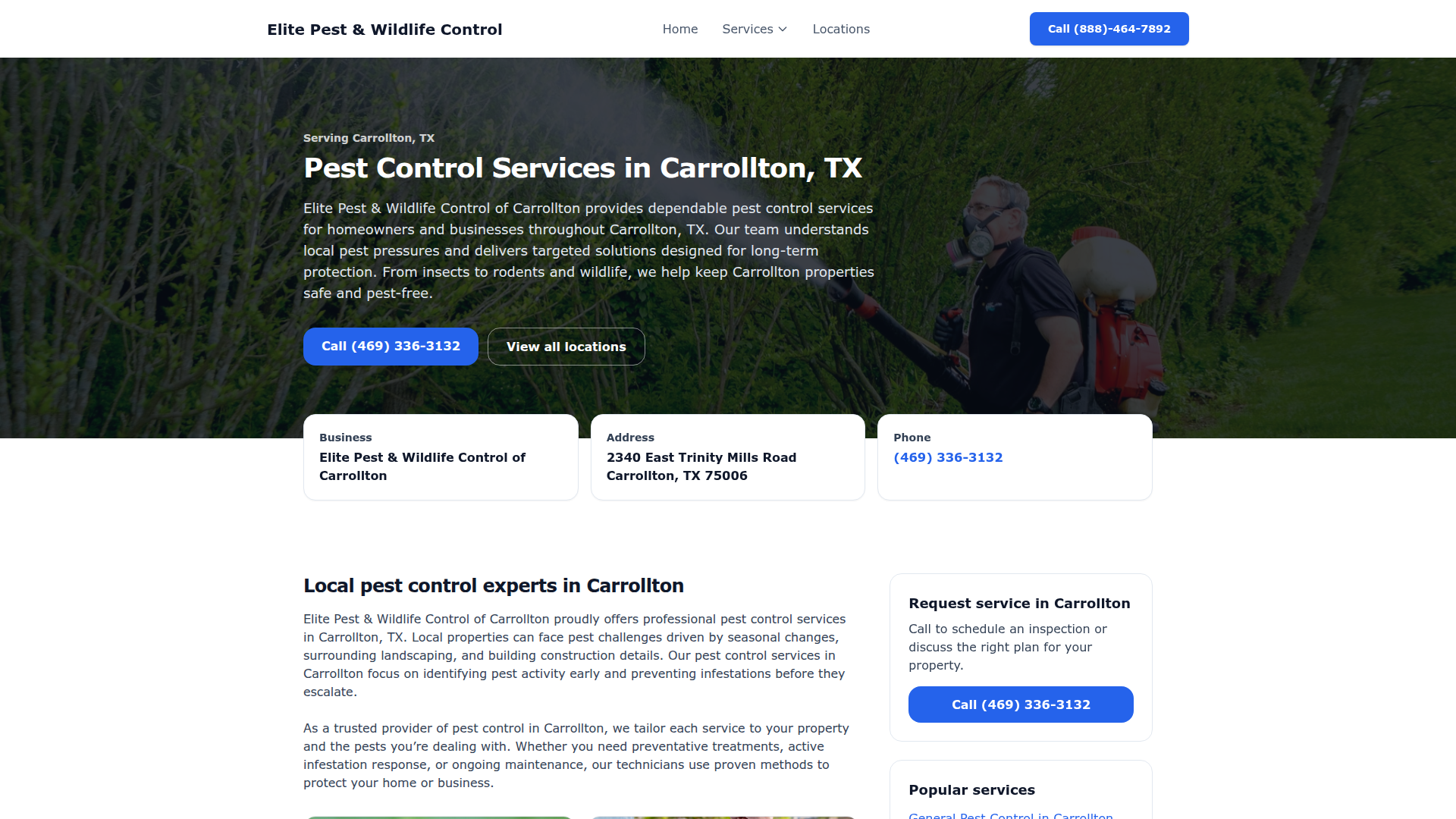 Elite Pest & Wildlife Control of Carrollton