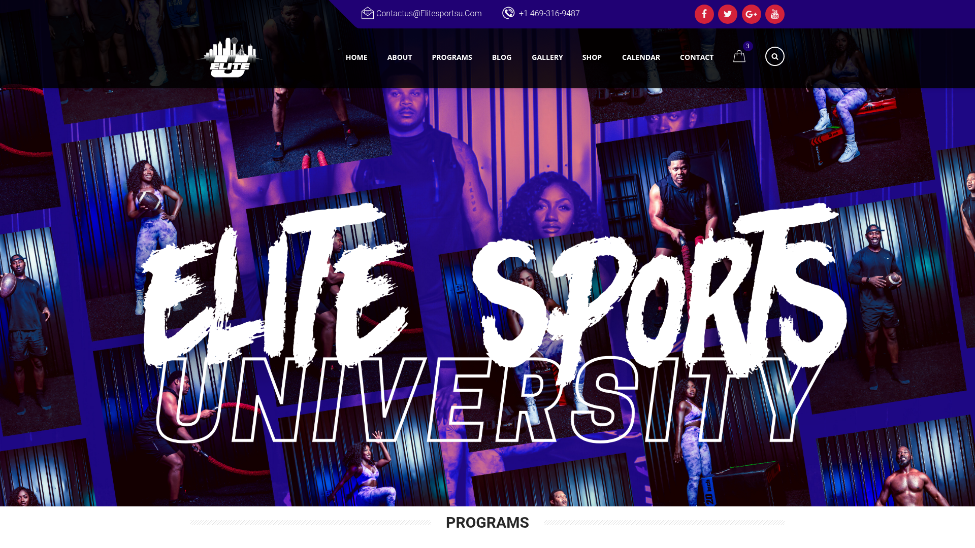 ELITE SPORTS UNIVERSITY TRAINING FACILITY