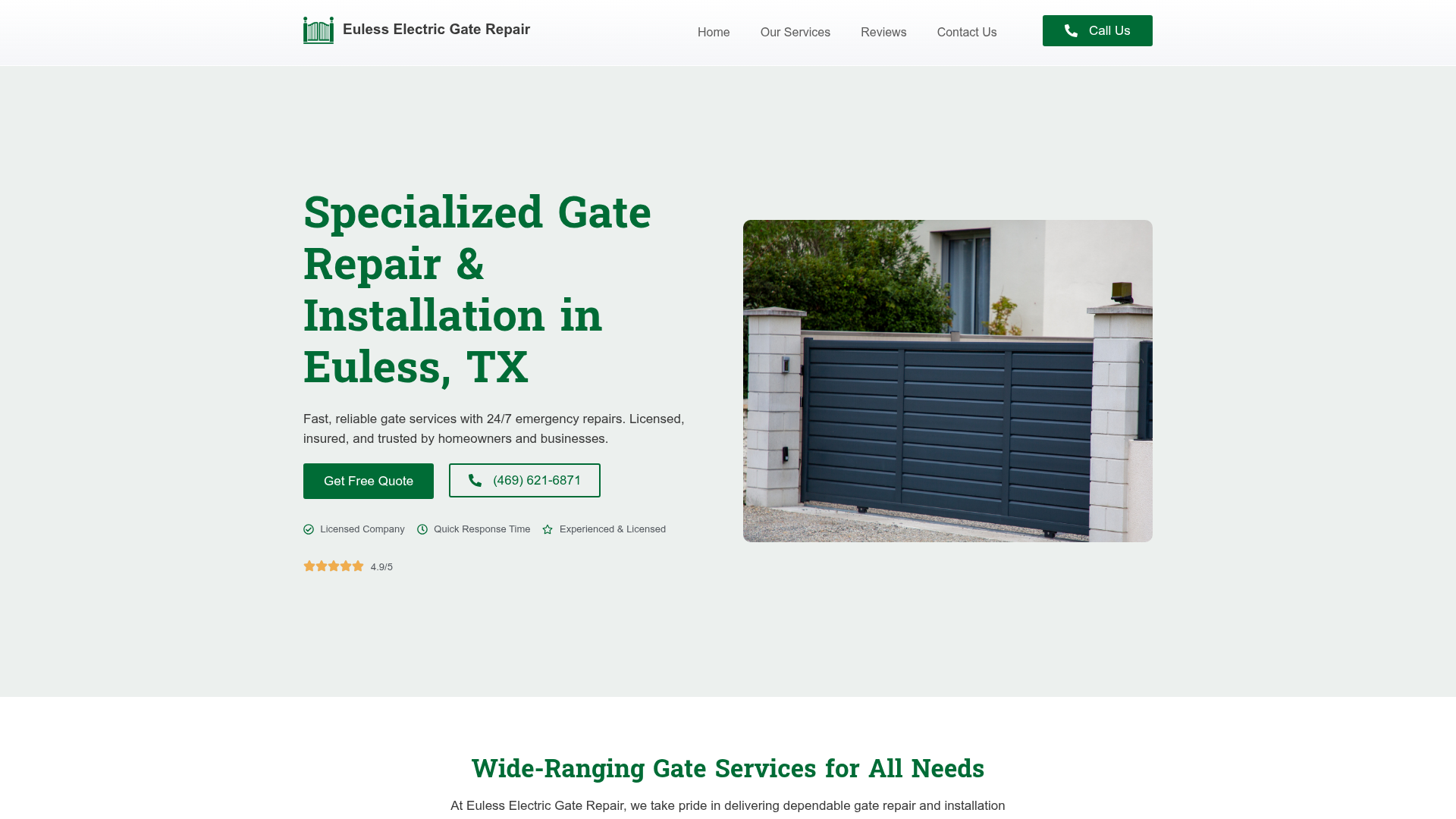 Euless Electric Gate Repair