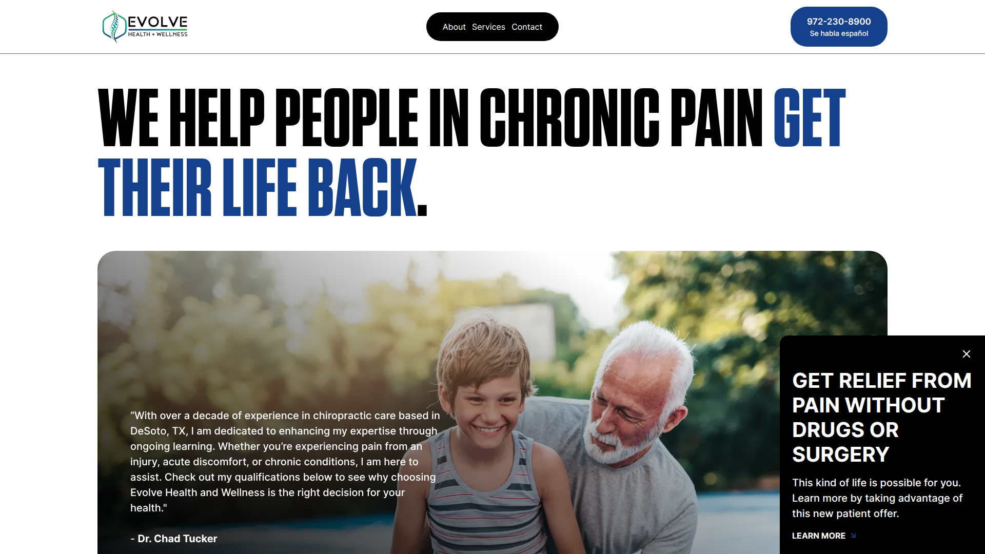 Evolve Health and Wellness Dr. Chad Tucker D.C.