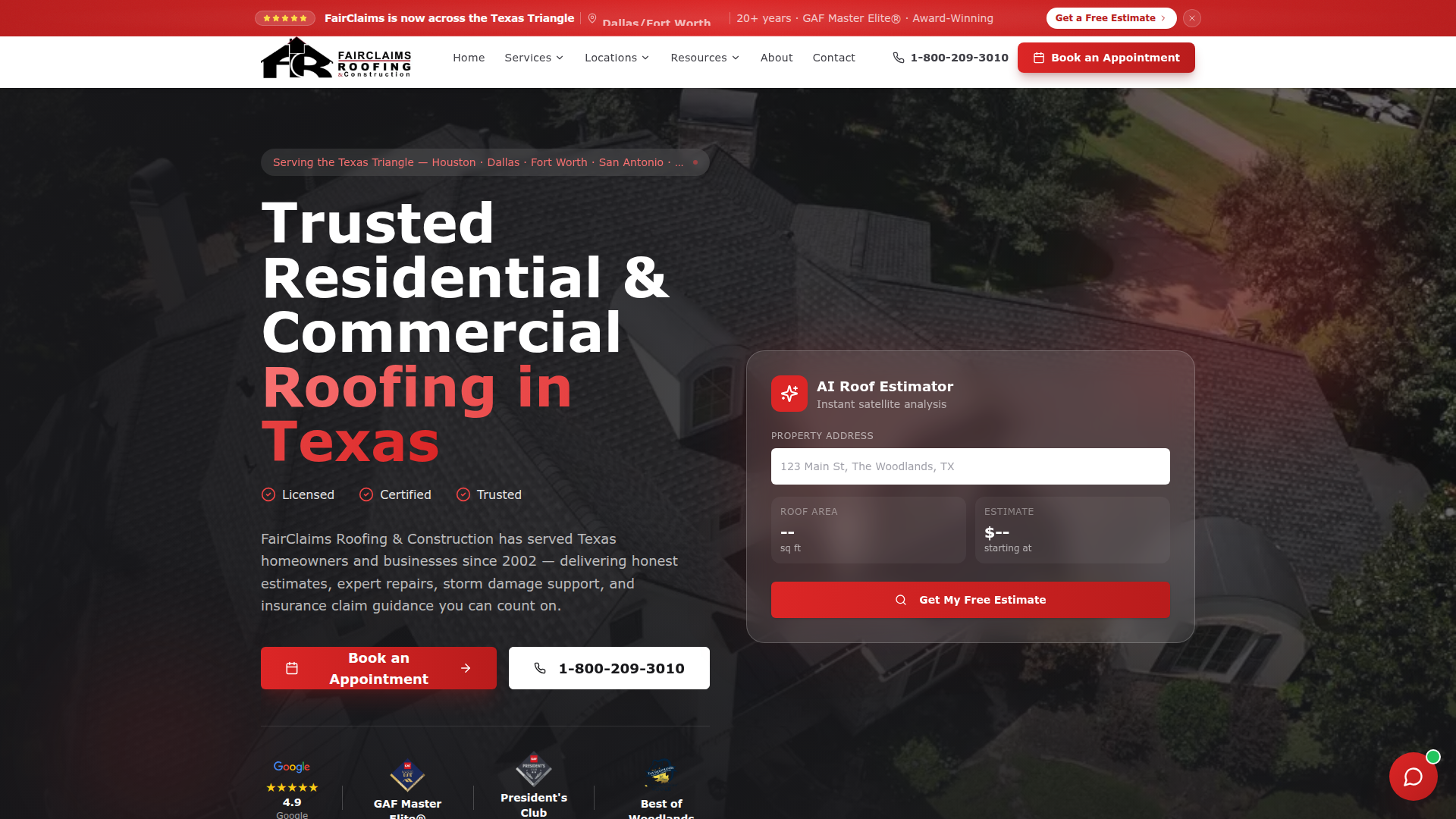 FairClaims Roofing & Construction