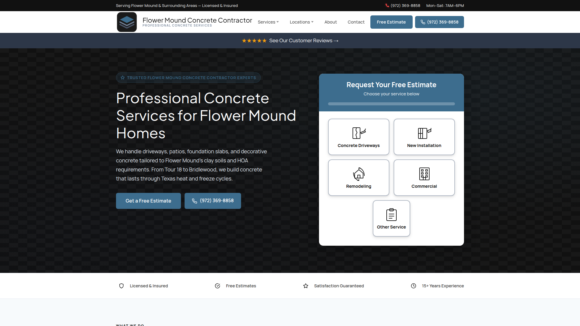 Flower Mound Concrete Contractor
