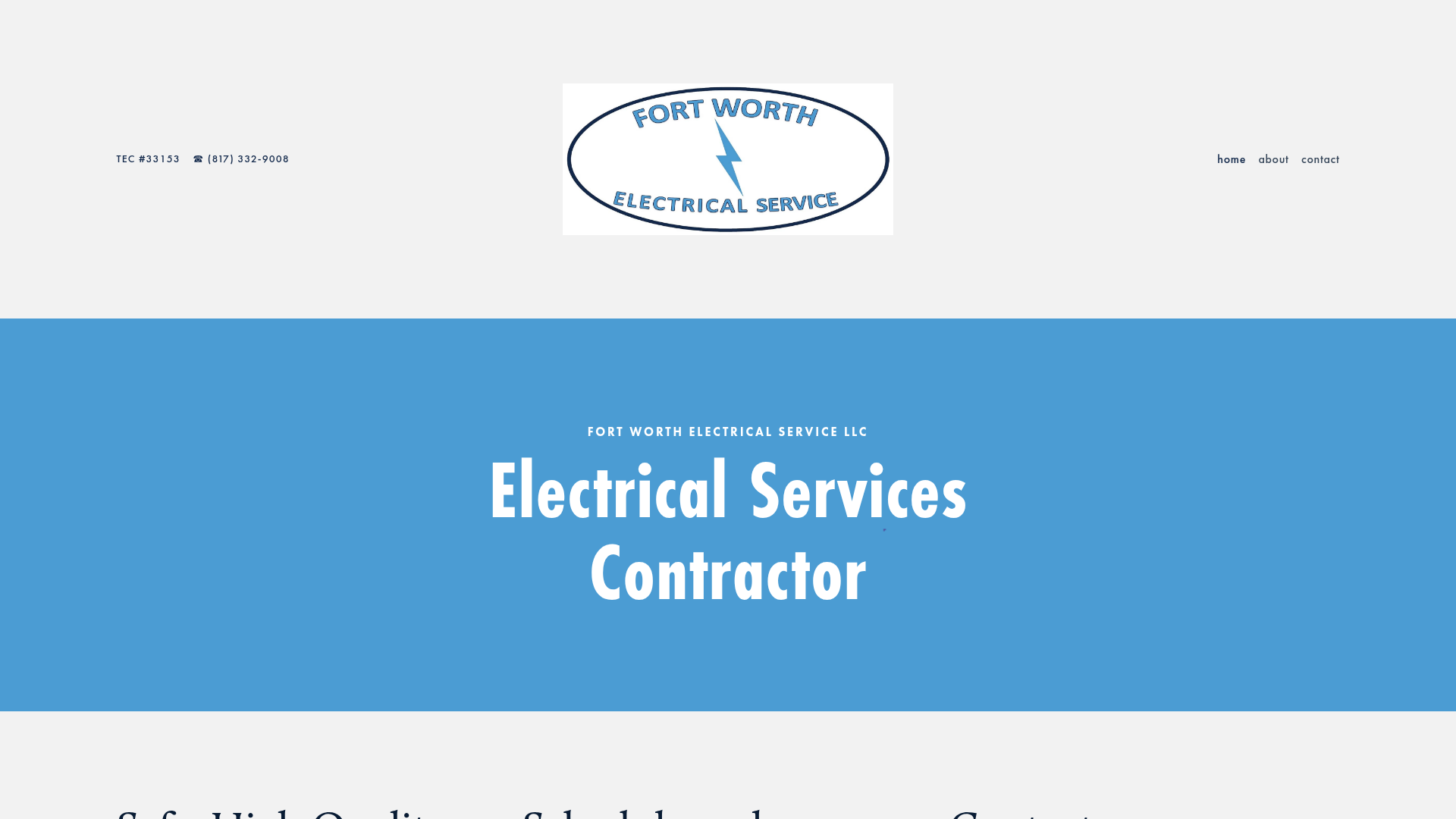 Fort Worth Electrical Service