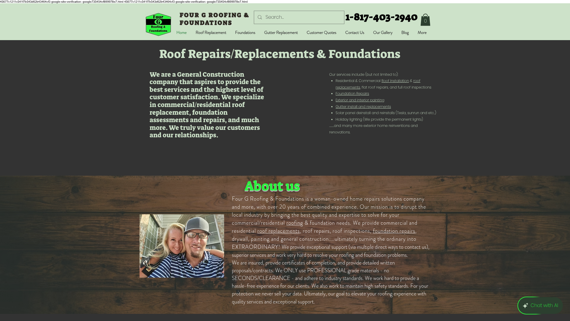 Four G Roofing & Foundations