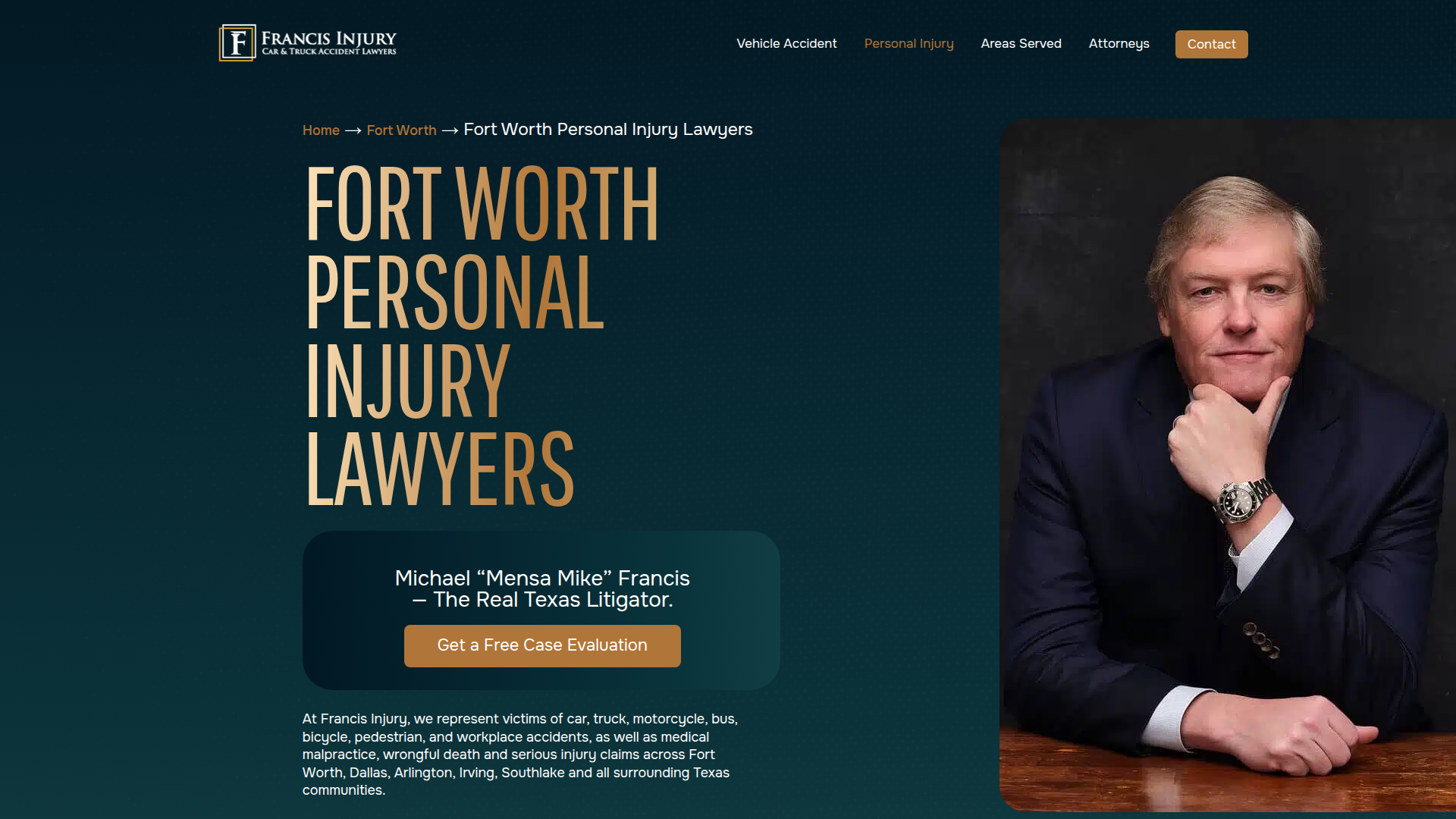 Francis Injury | Car Wreck Attorneys | Truck Accident Lawyers