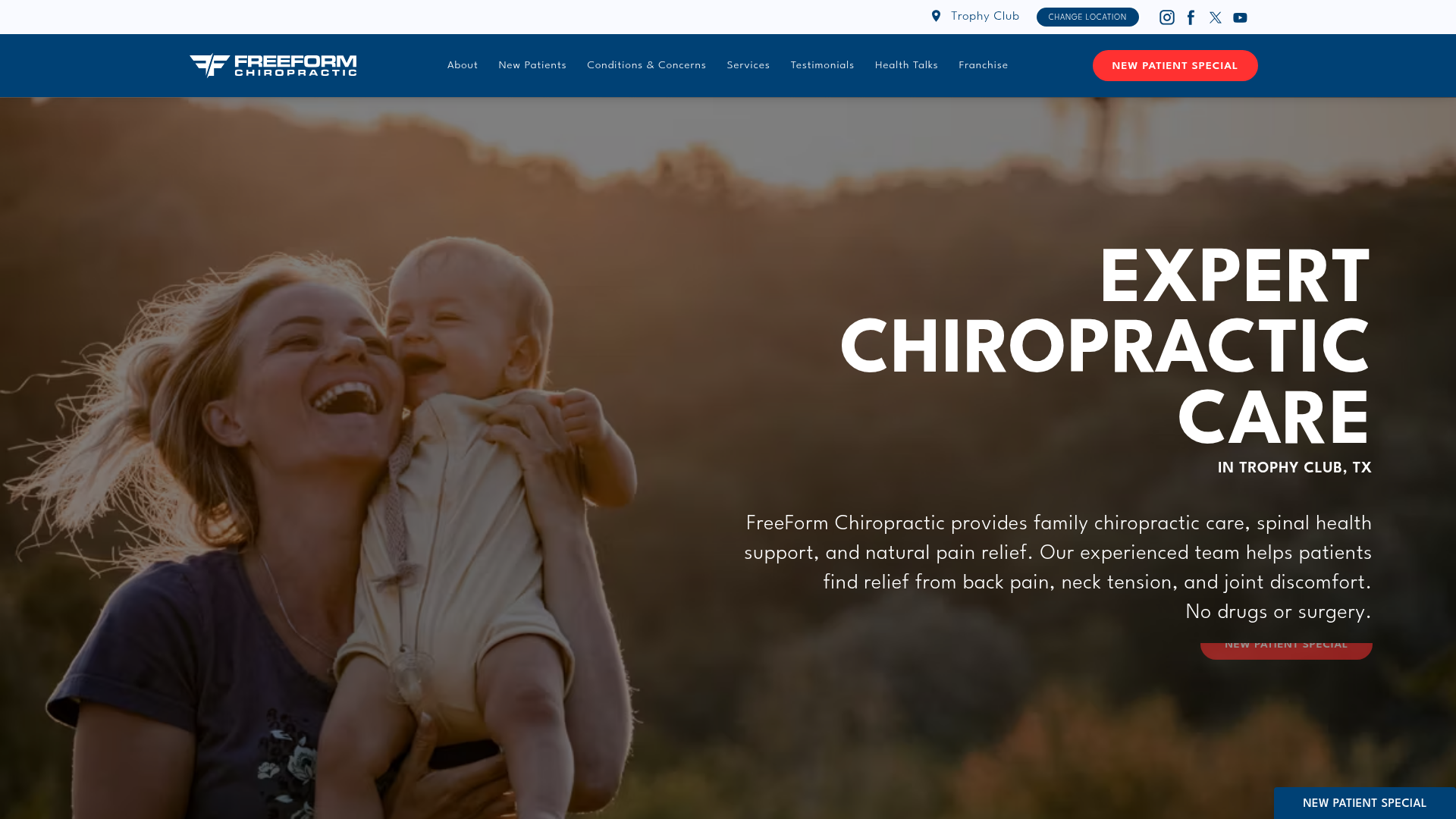 FreeForm Chiropractic - Trophy Club Chiropractor | Spinal Decompression, Muscle Therapy, Massage & Injury Rehab