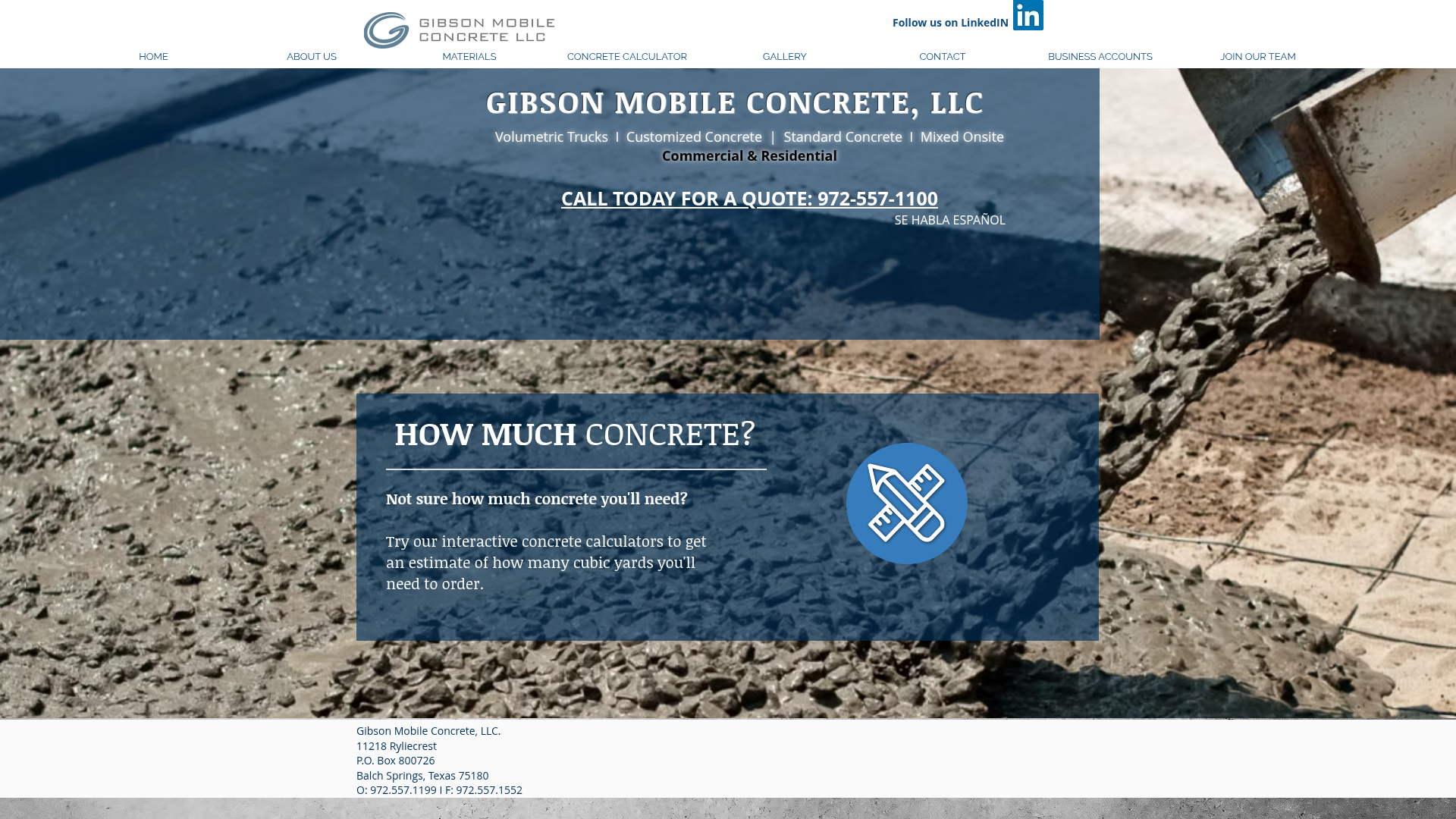 Gibson Mobile Concrete, LLC