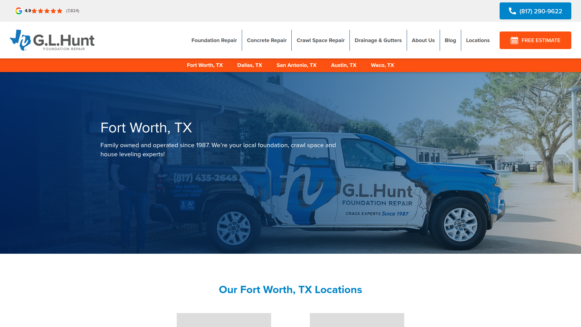 G.L. Hunt Foundation Repair