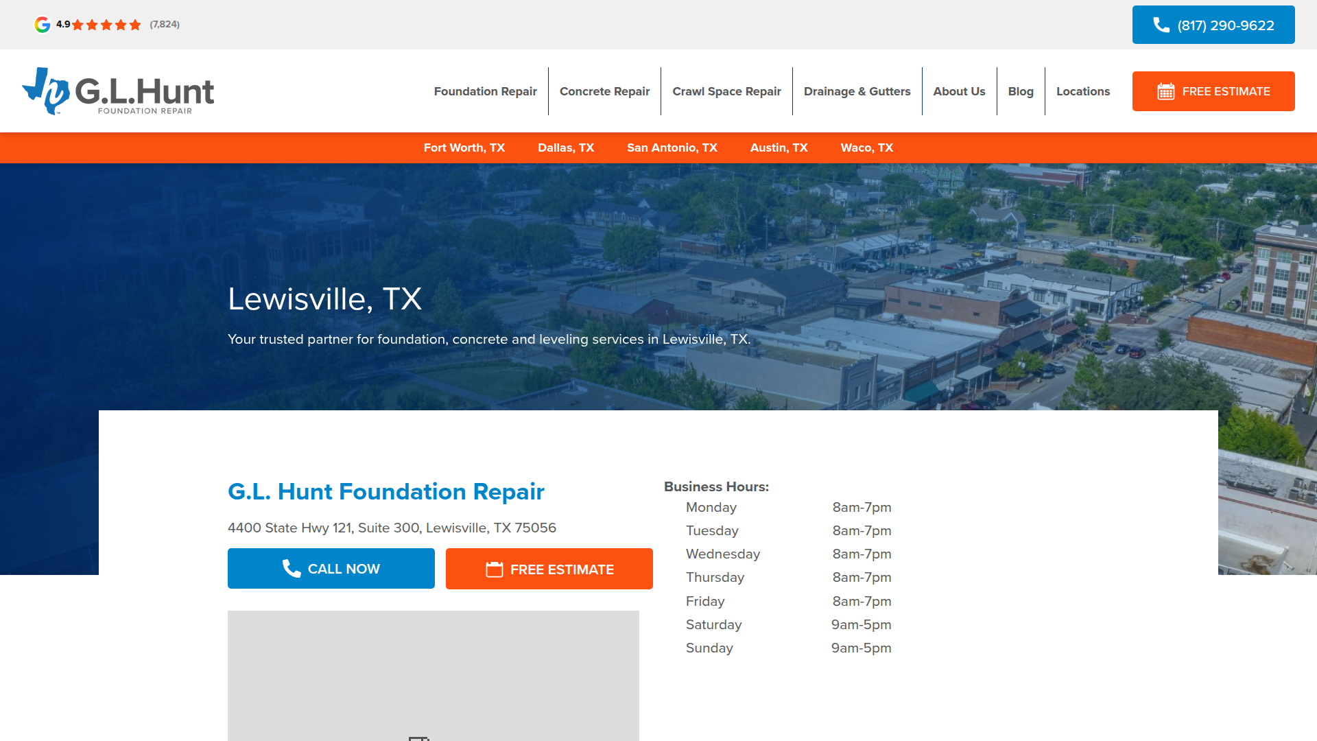 G.L. Hunt Foundation Repair