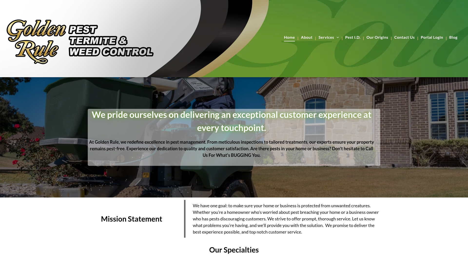 Golden Rule Pest Termite & Weed Control