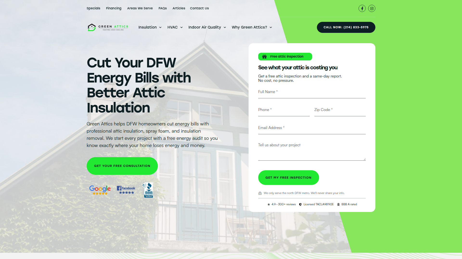 Green Attics Heating and Cooling