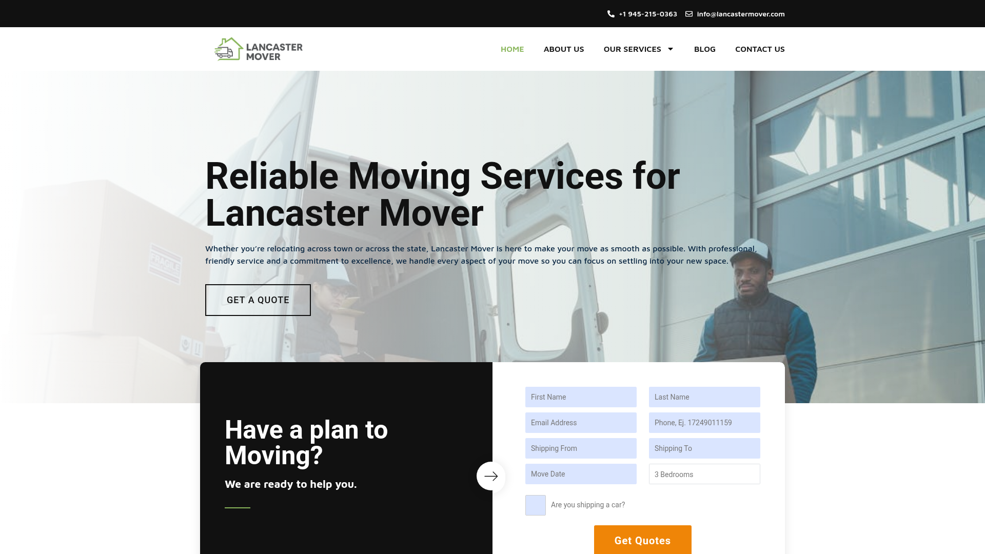 Green Lancaster Mover's